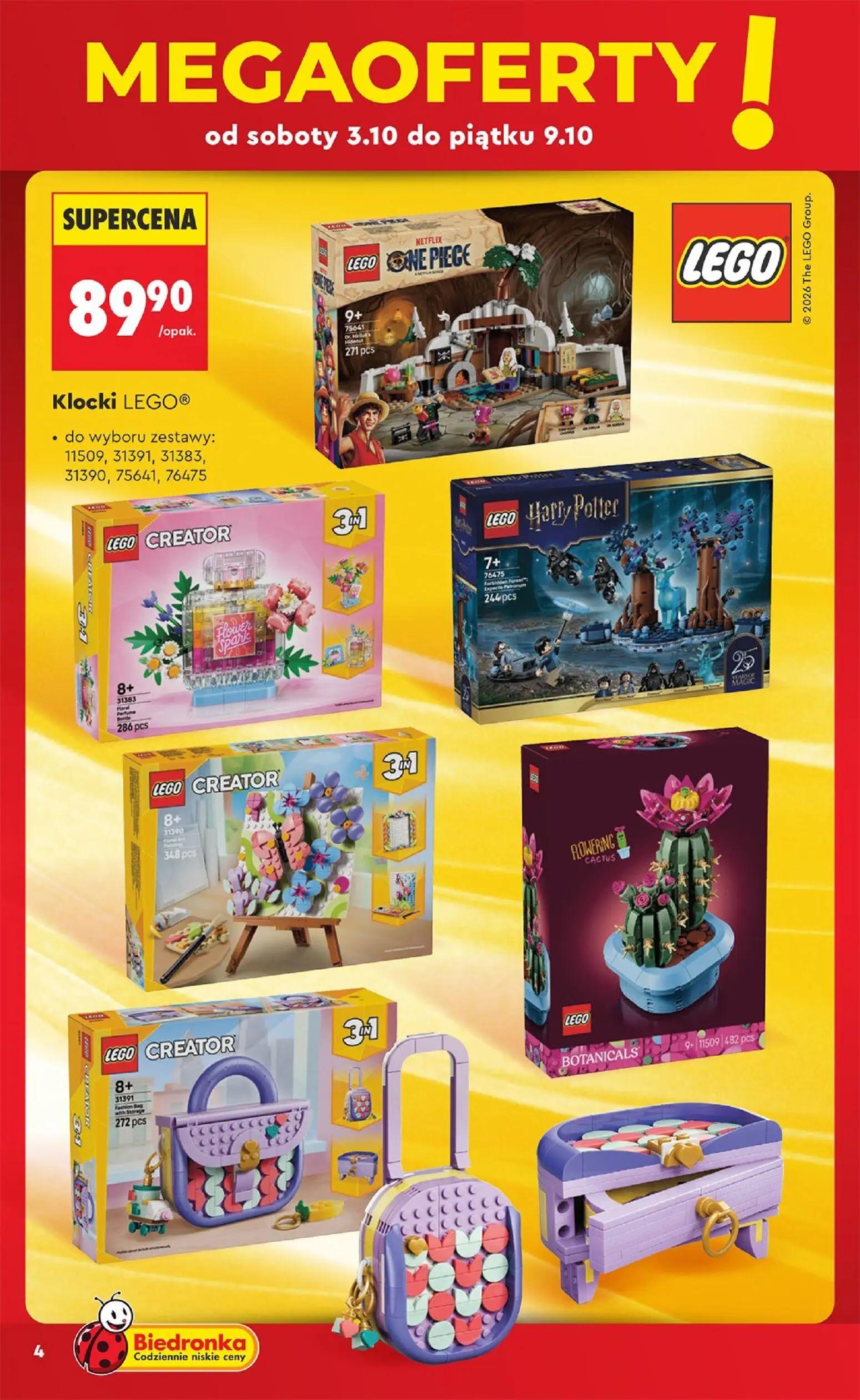 Biedronka gazetka, strona 4 z 44 — Klocki LEGO®