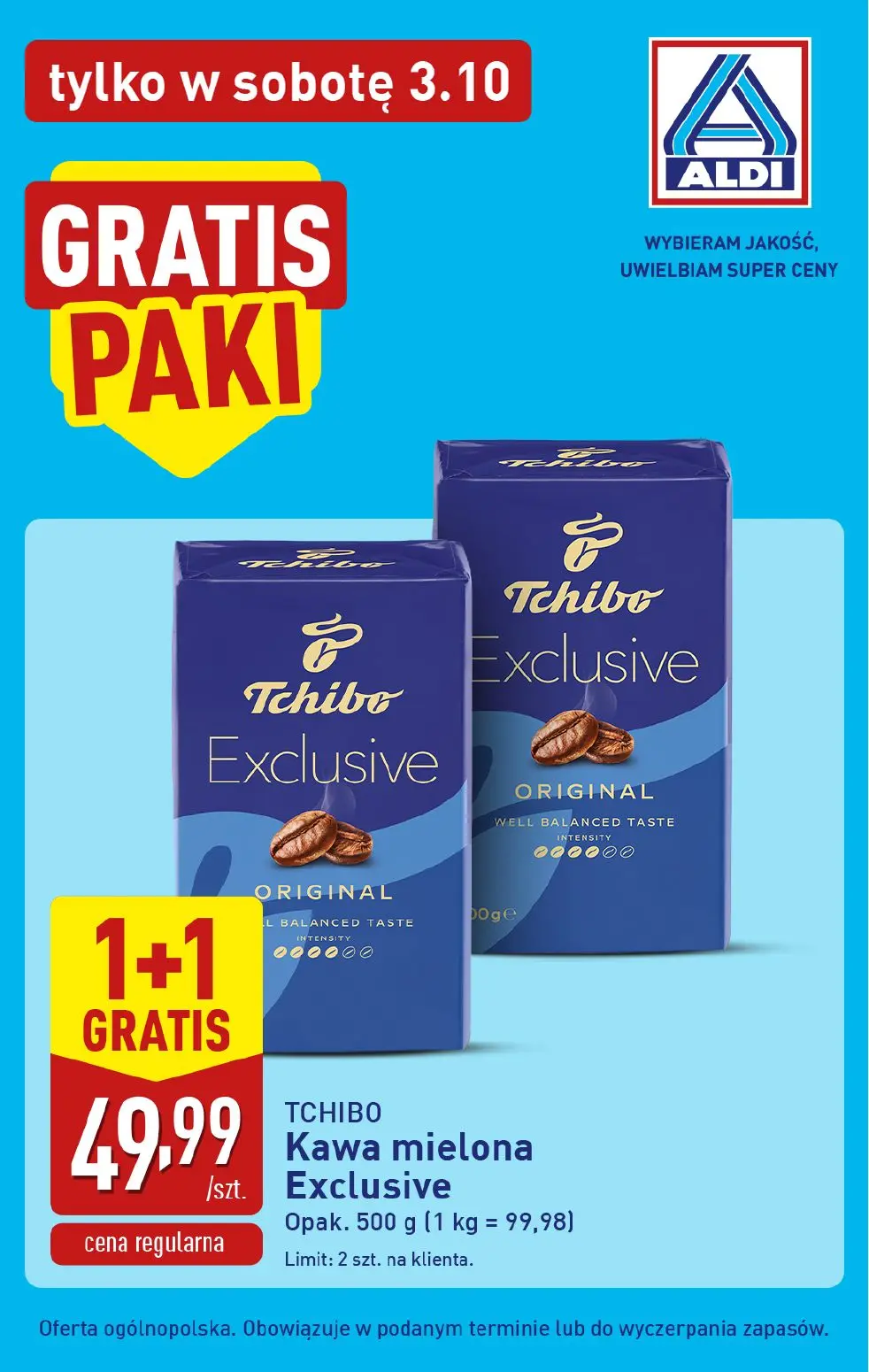 ALDI gazetka, strona 2 z 4 — TCHIBO Kawa mielona Exclusive