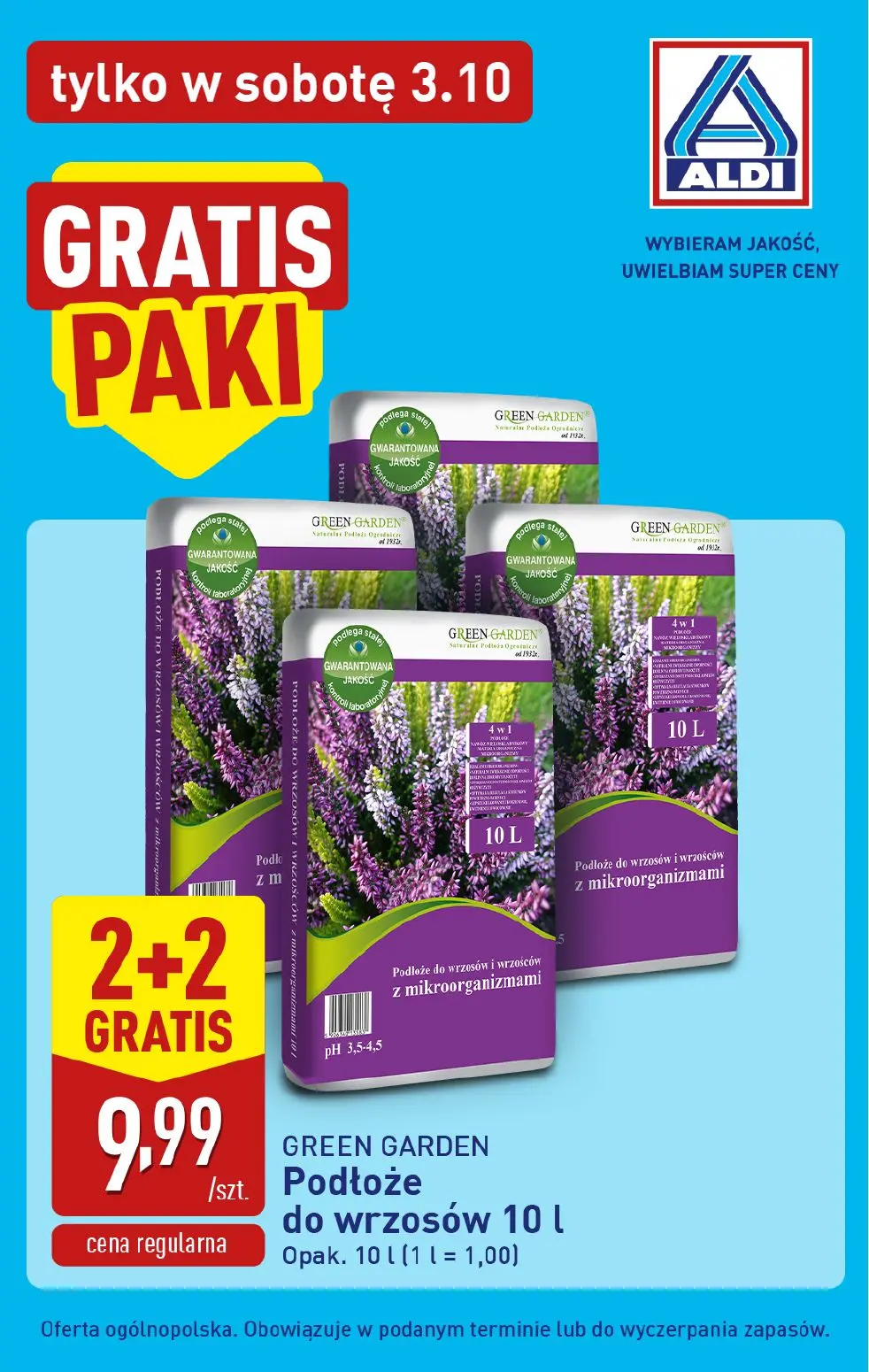 ALDI gazetka, strona 4 z 4 — Podłoże do wrzosów