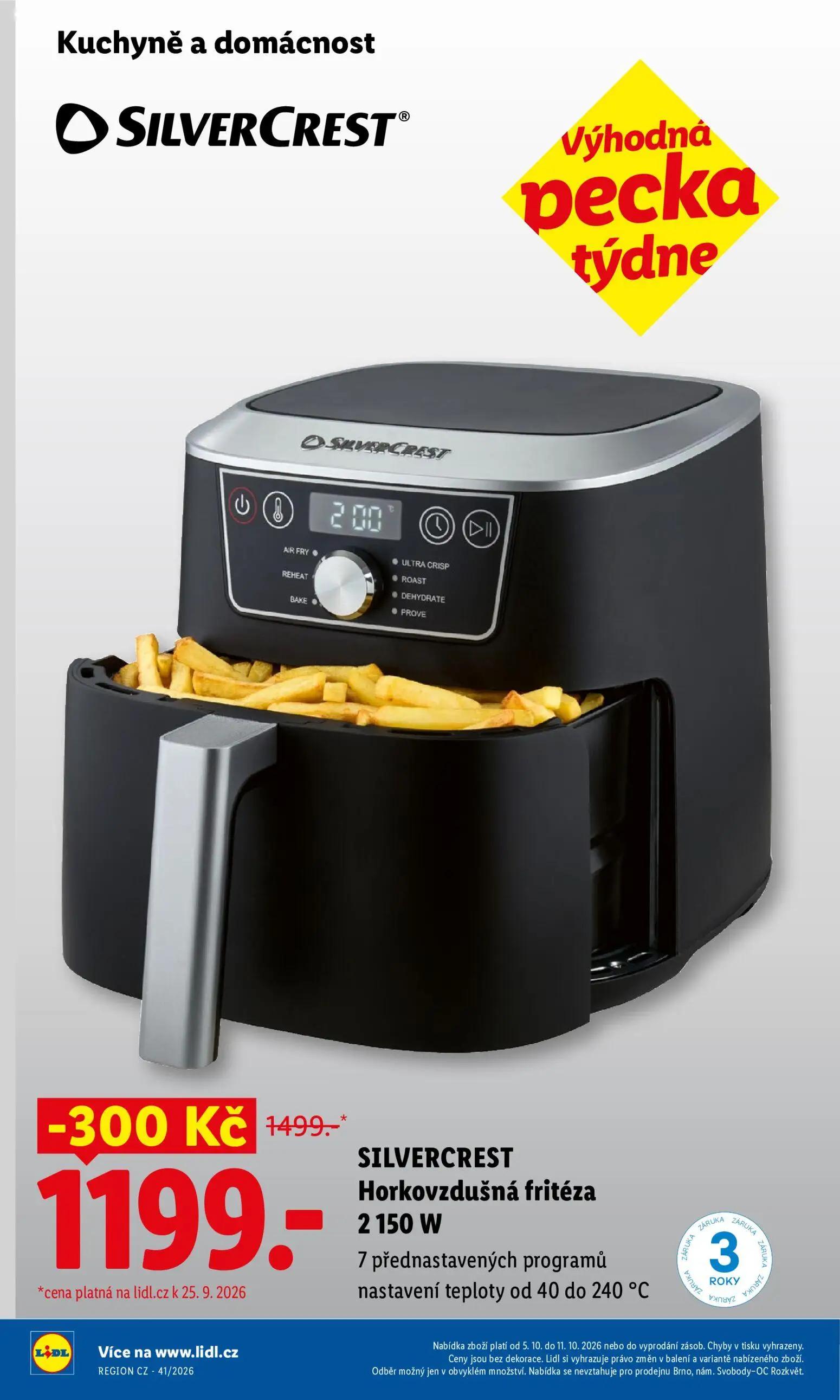 Lidl leták, strana 10 z 53 — Horkovzdušná fritéza