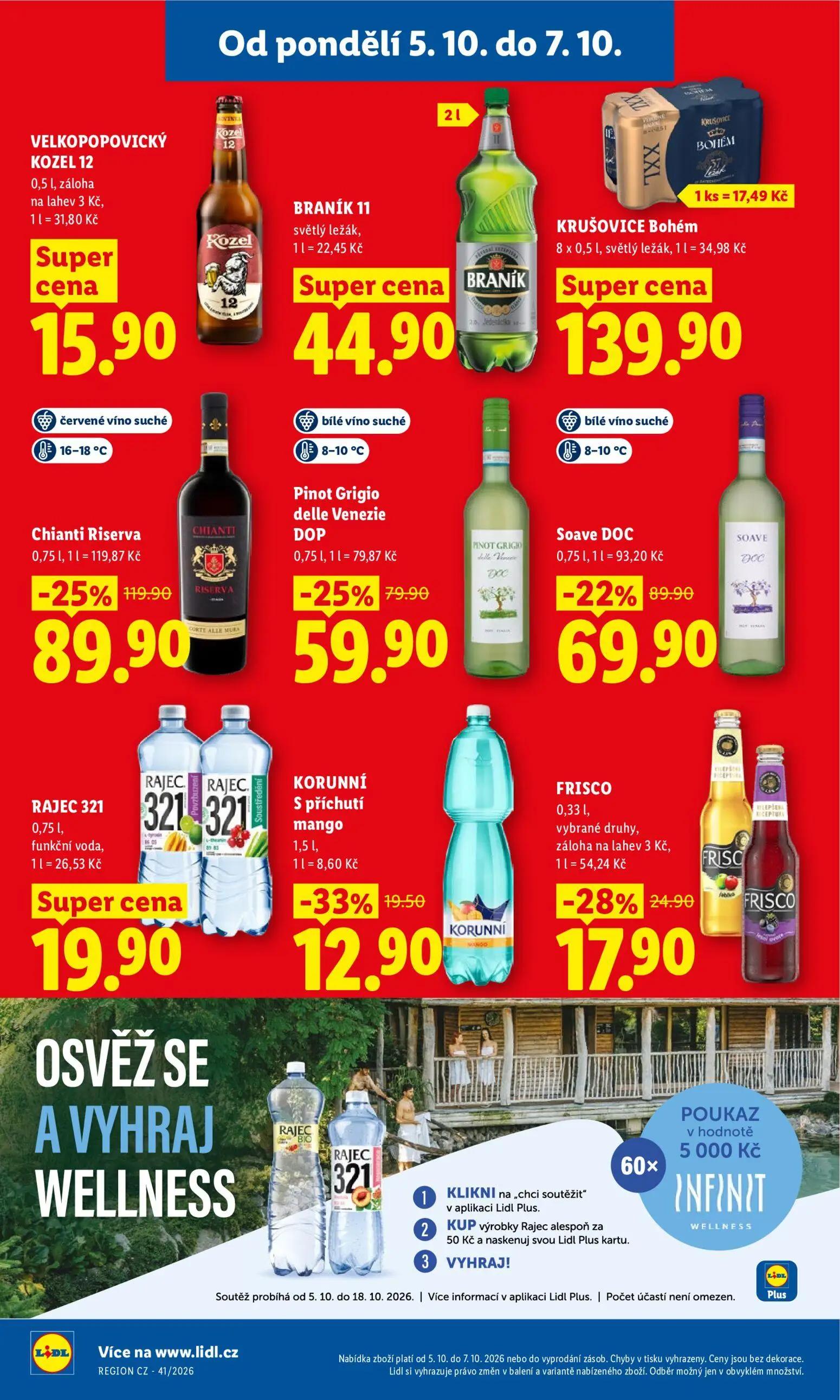 Lidl leták, strana 28 z 53 — Chianti Riserva, Pinot Grigio delle Venezie DOP, Soave DOC