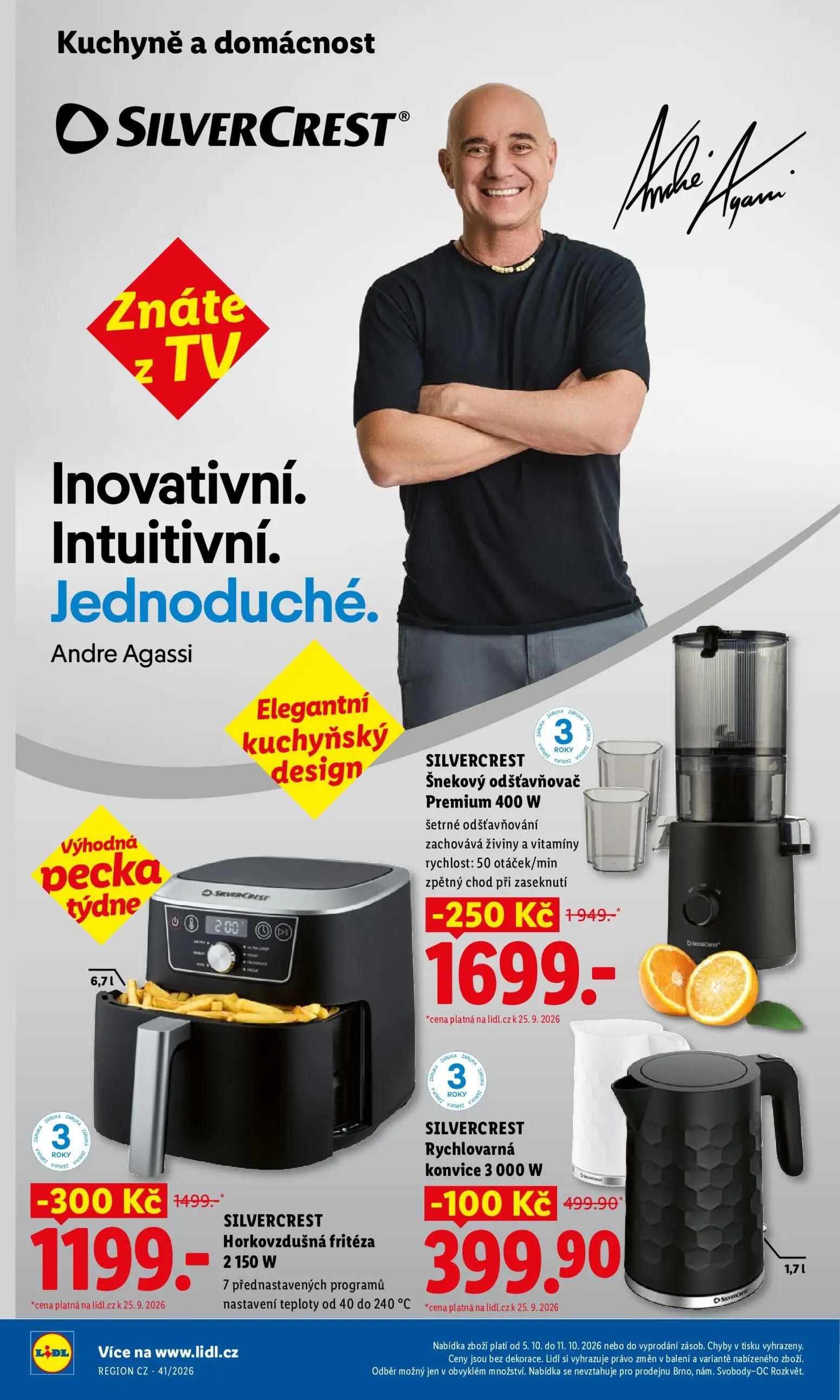 Lidl leták, strana 36 z 53 — SILVERCREST Horkovzdušná fritéza, SILVERCREST Šnekový odšťavňovač Premium 400 W, SILVERCREST Ry…