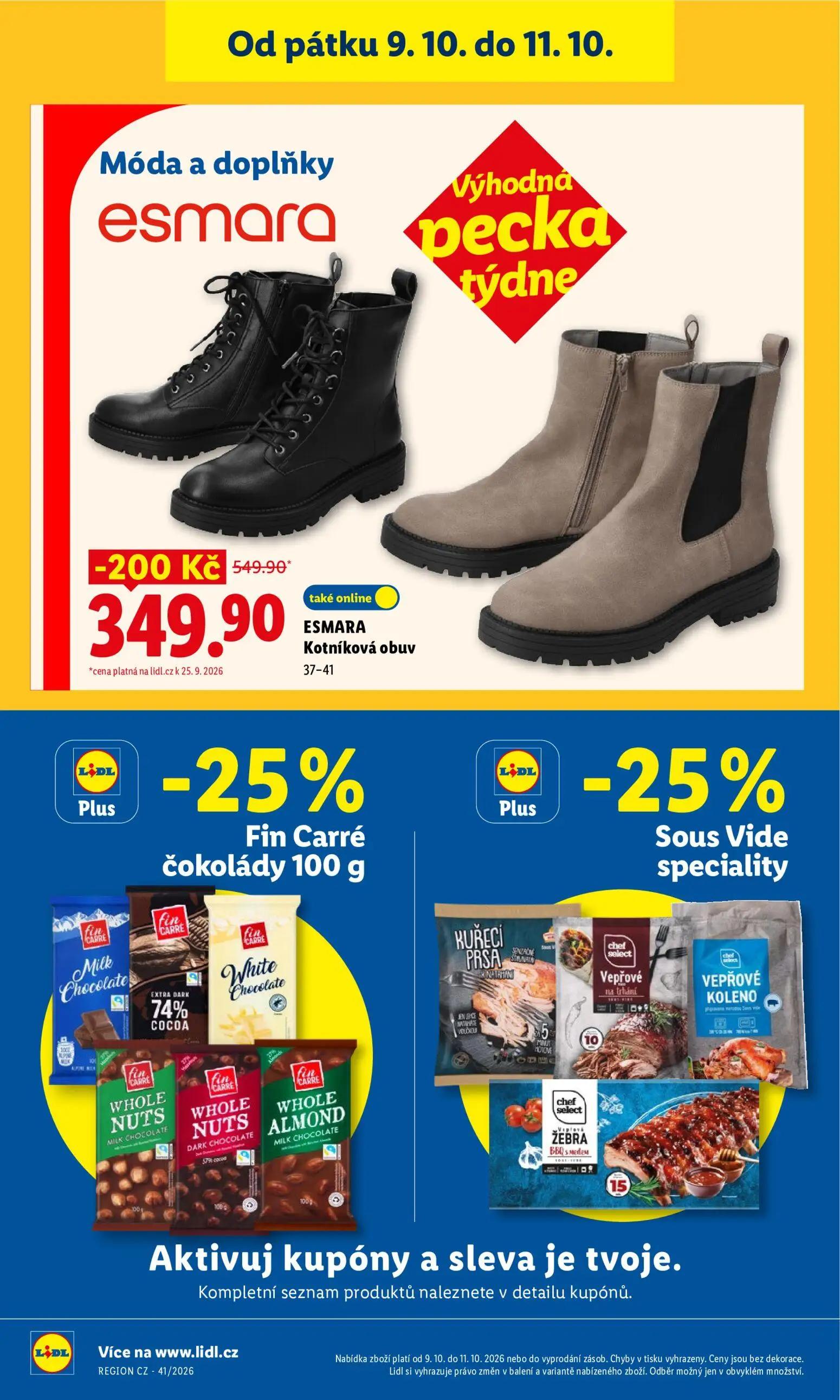 Lidl leták, strana 48 z 52 — ESMARA Kotníková obuv