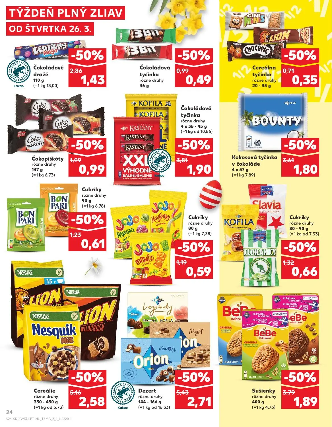Kaufland leták, strana 24 z 72 — Dezert