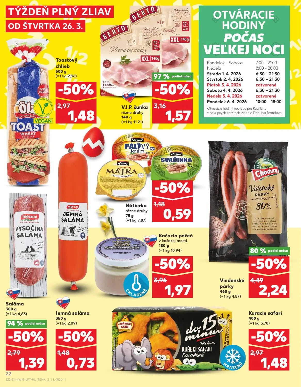Kaufland leták, strana 22 z 72 — Nátierka rôzne druhy
