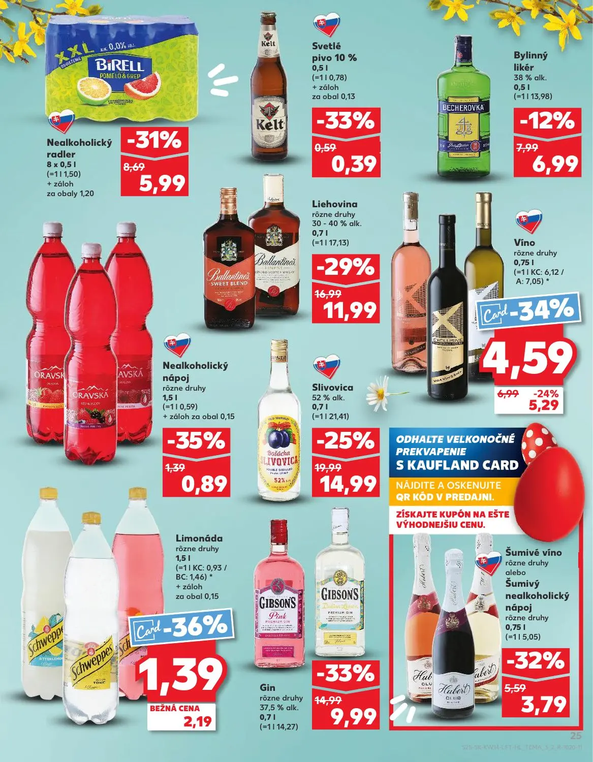 Kaufland leták, strana 25 z 72 — Víno, Šumivé víno alebo Šumivý nealkoholický nápoj