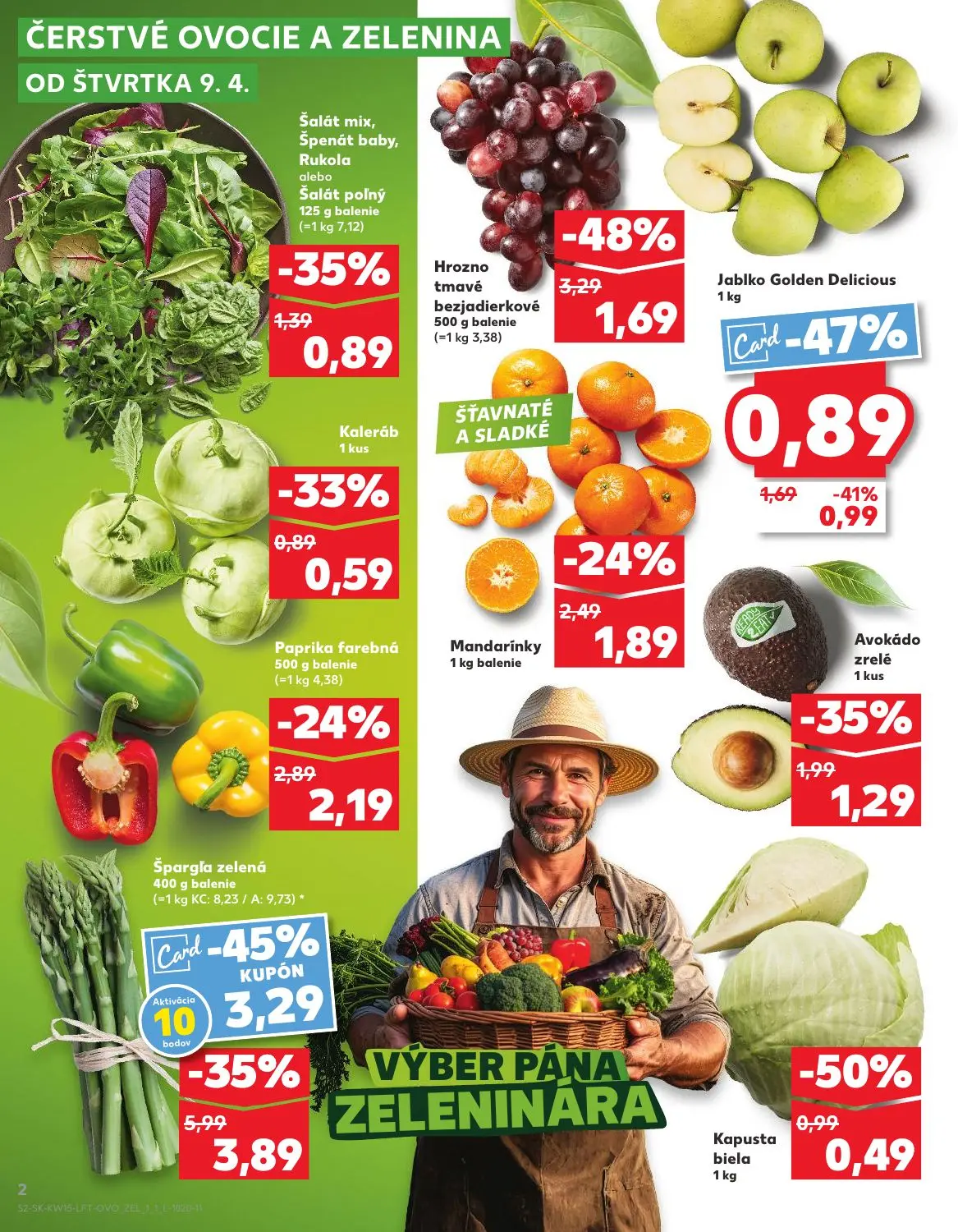 Kaufland leták, strana 2 z 74 — Kapusta biela
