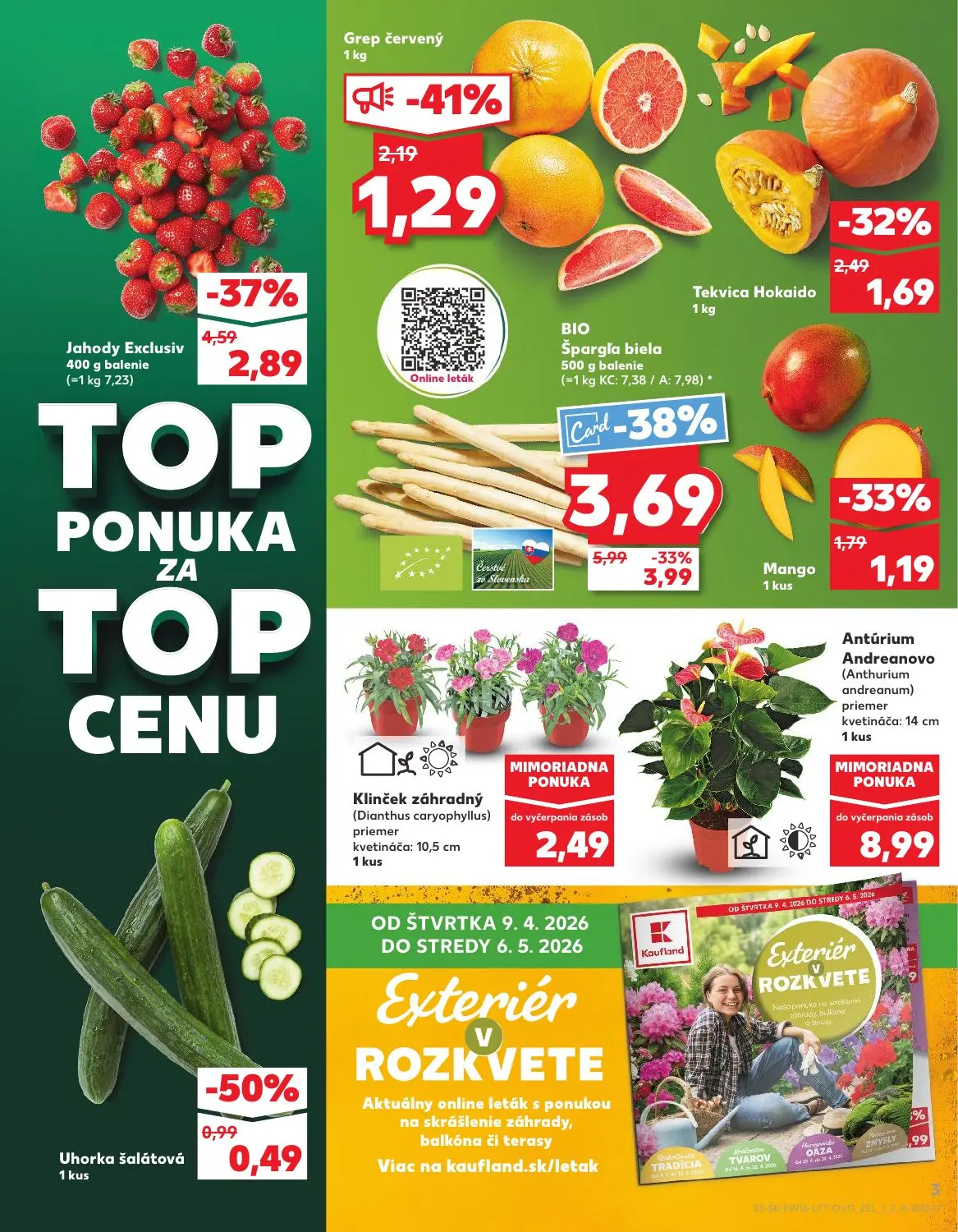Kaufland leták, strana 3 z 76 — Uhorka šalátová