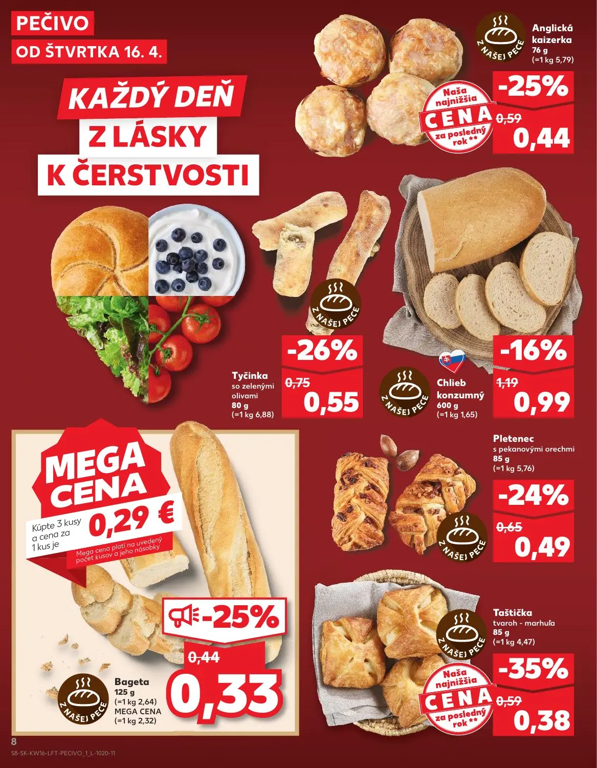 Kaufland leták, strana 8 z 76 — Bageta