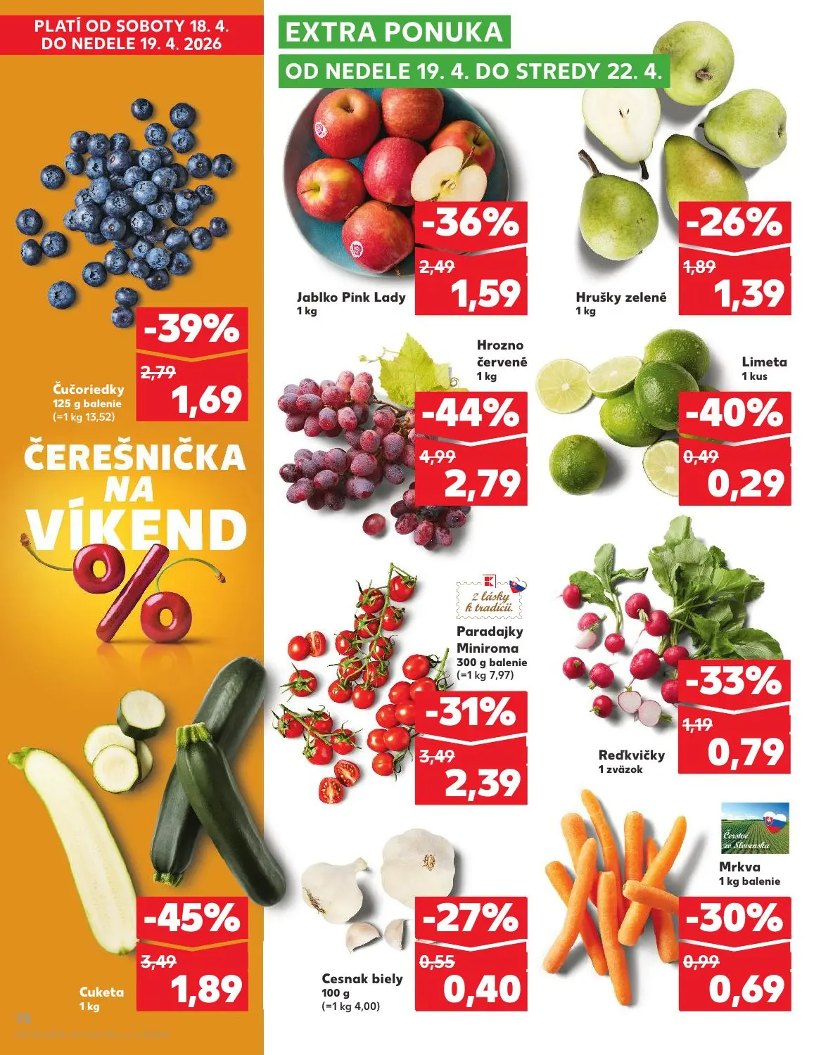 Kaufland leták, strana 70 z 76 — Mrkva