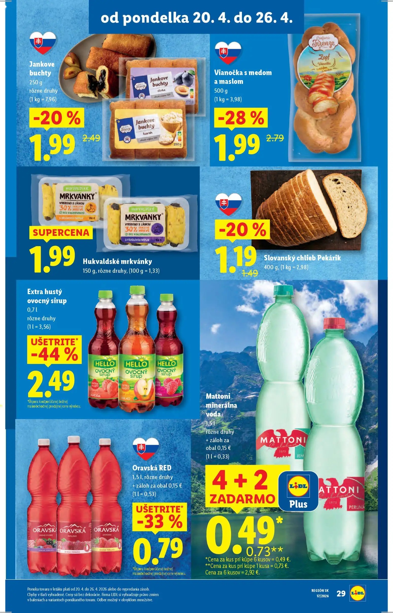 Lidl leták, strana 32 z 99 — Vianočka s medom a maslom