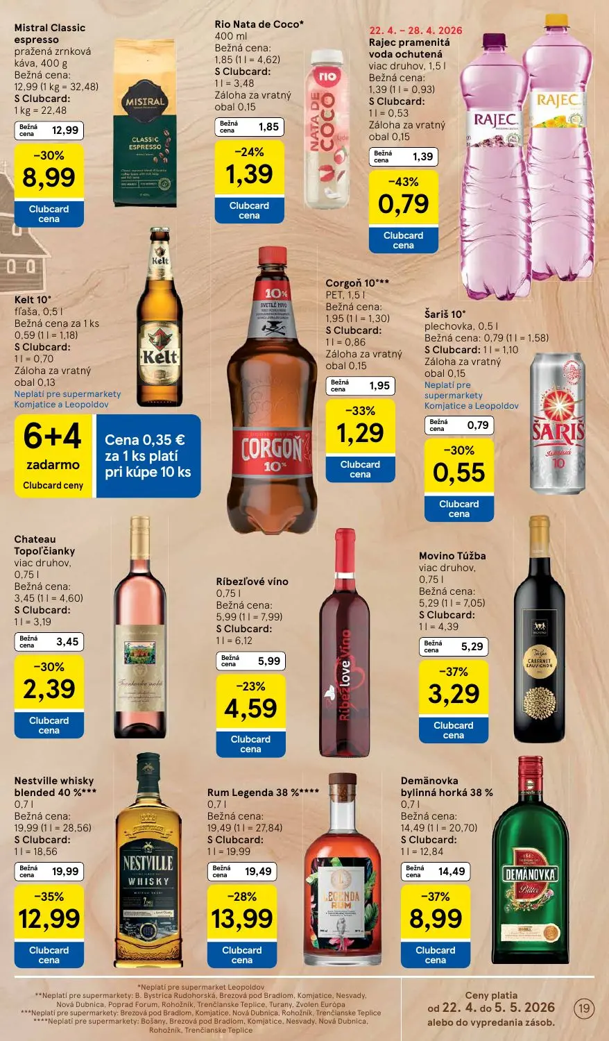 Tesco Supermarket leták, strana 19 z 28 — Movino Túžba viac druhov