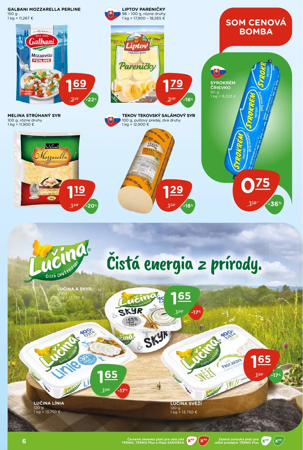 Terno leták, strana 6 z 20 — MELINA STRÚHANÝ SYR