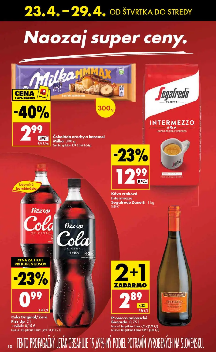 Biedronka leták, strana 10 z 48 — Prosecco polosuché Biscardo