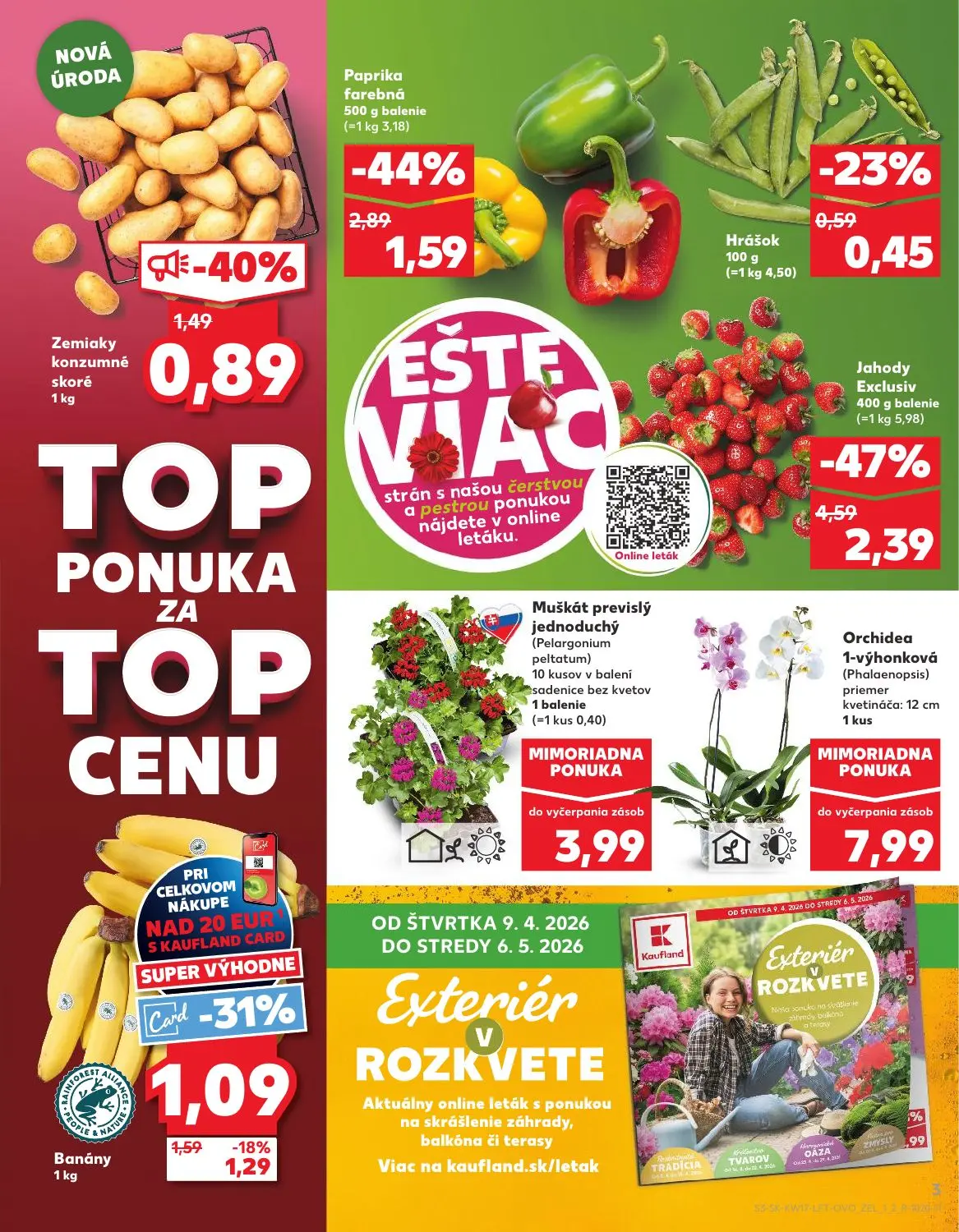 Kaufland leták, strana 3 z 76 — Banány
