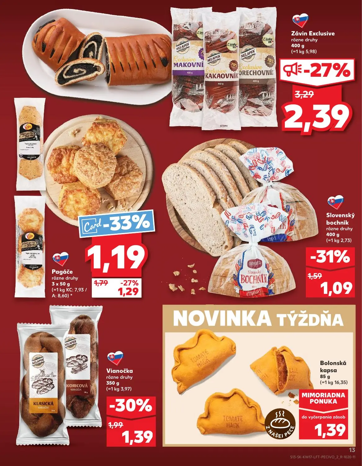 Kaufland leták, strana 13 z 76 — Vianočka