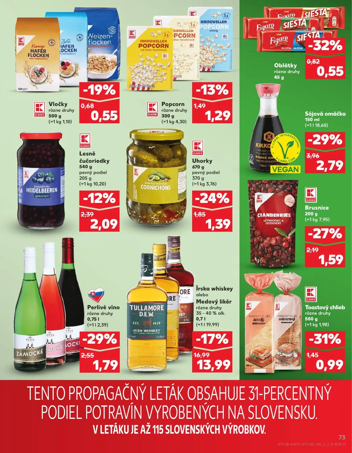 Kaufland leták, strana 73 z 76 — Vločky
