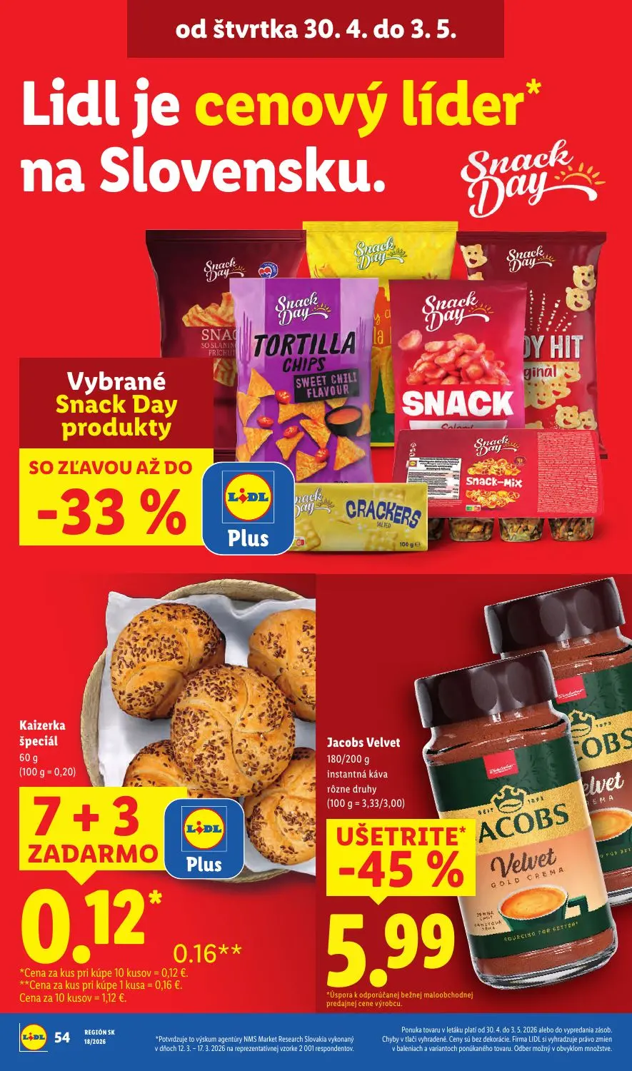 Lidl leták, strana 51 z 91 — Jacobs Velvet instantná káva