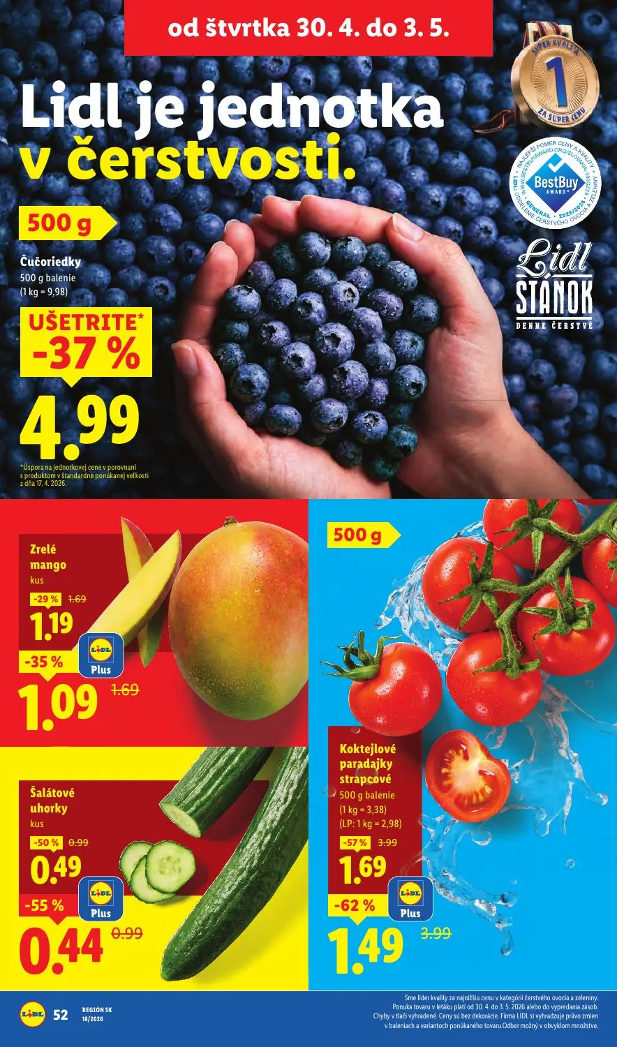 Lidl leták, strana 52 z 91 — Šalátové uhorky