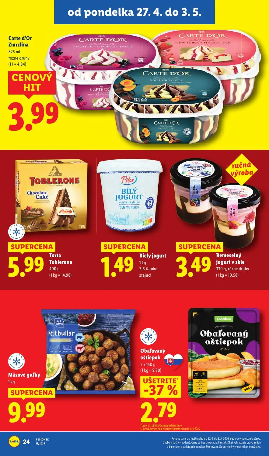 Lidl leták, strana 26 z 91 — Mäsové guľky