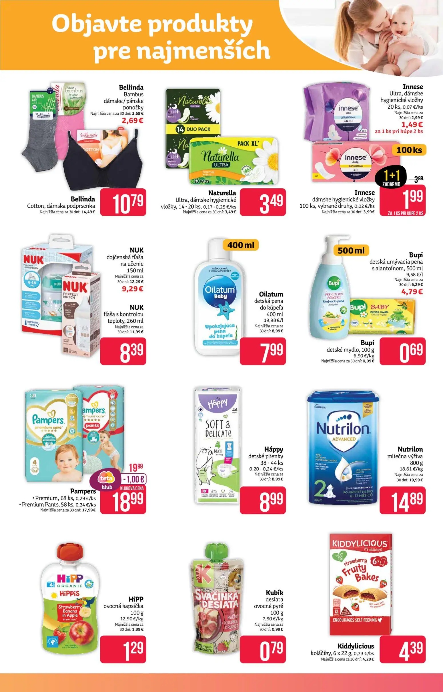 Teta Drogerie leták, strana 11 z 16 — Nutrilon mliečna výživa, NUK fľaša s kontrolou teploty, NUK dojčenská fľaša na učenie