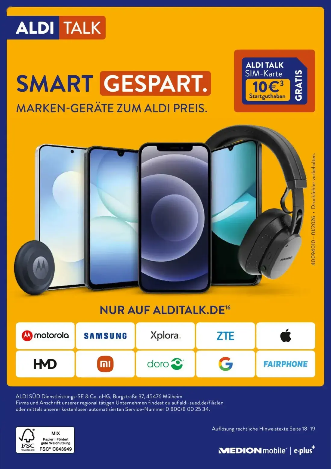 Aldi Süd Prospekt, Seite 20 von 20
