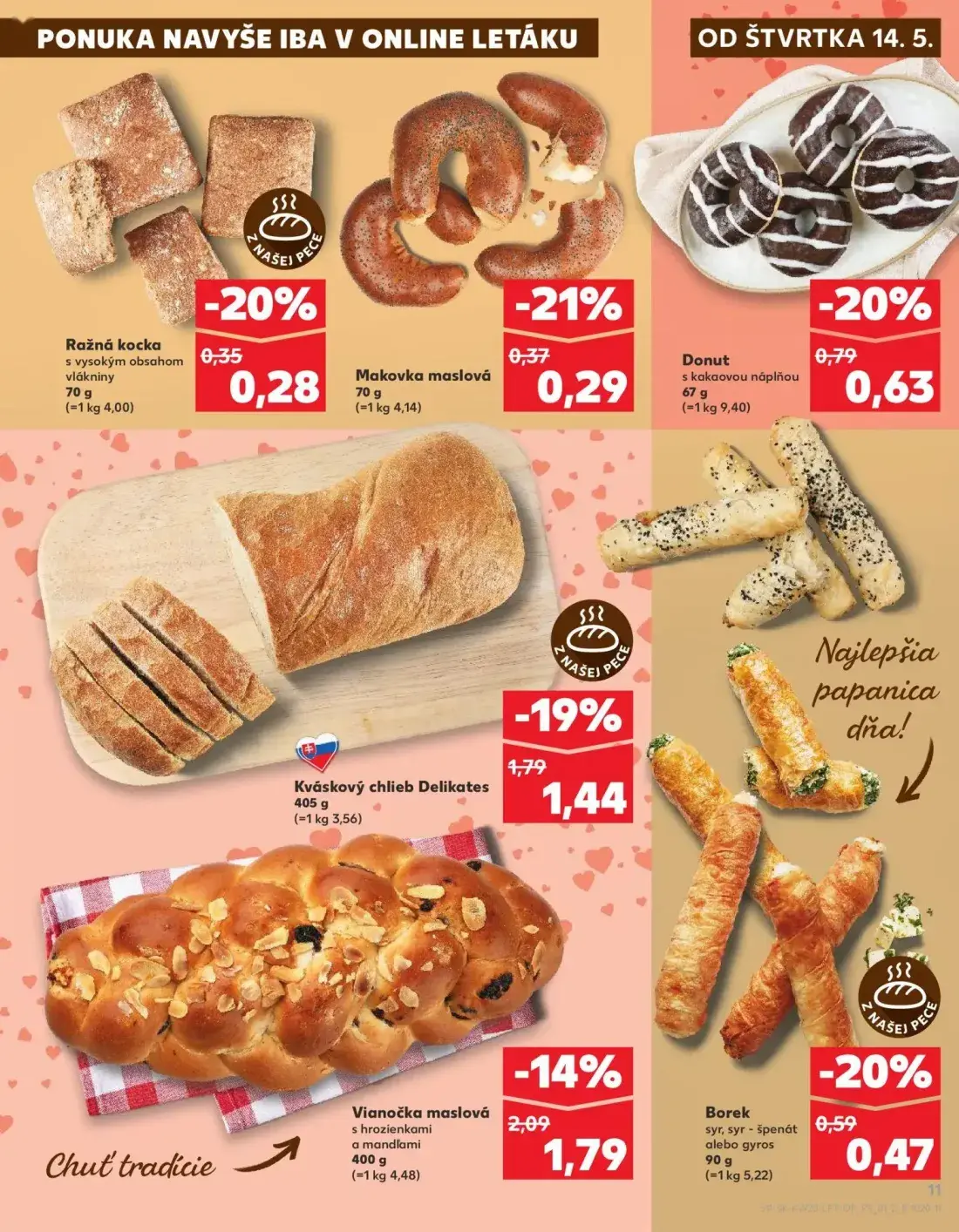 Kaufland leták, strana 11 z 76 — Borek