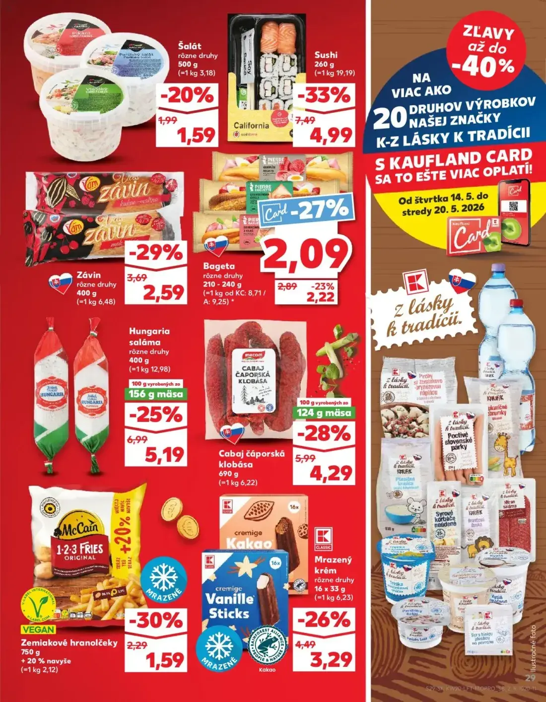 Kaufland leták, strana 29 z 76 — Cabaj čáporská klobása