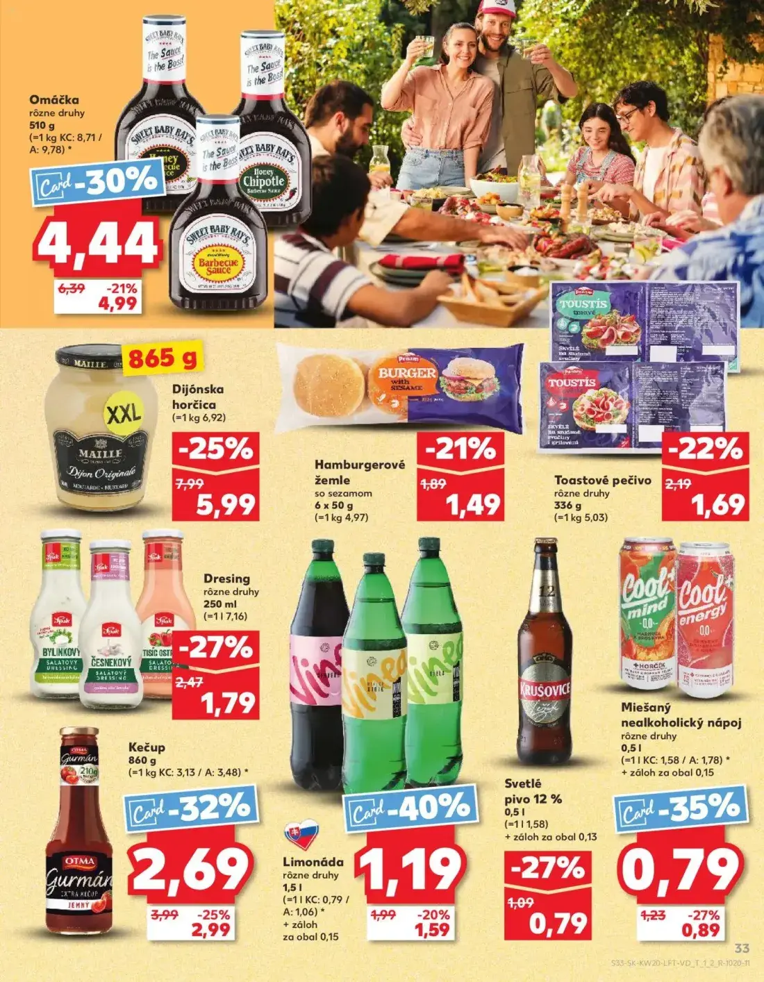 Kaufland leták, strana 33 z 76 — Svetlé pivo 12%