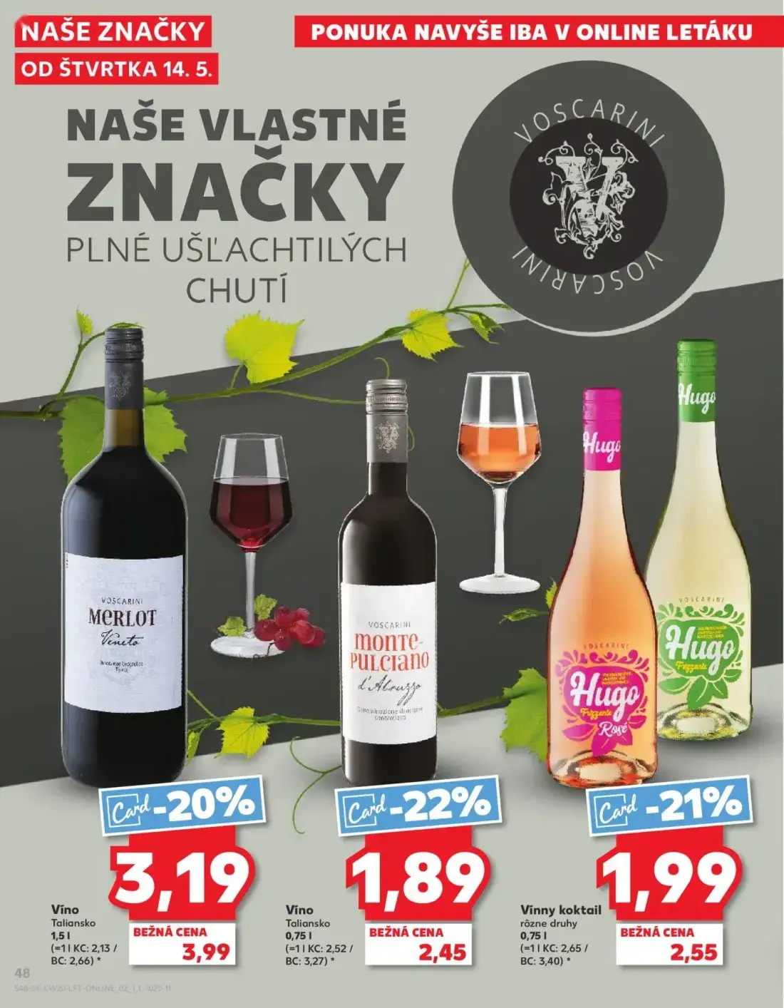 Kaufland leták, strana 48 z 76 — Hugo Frizzante Rosé