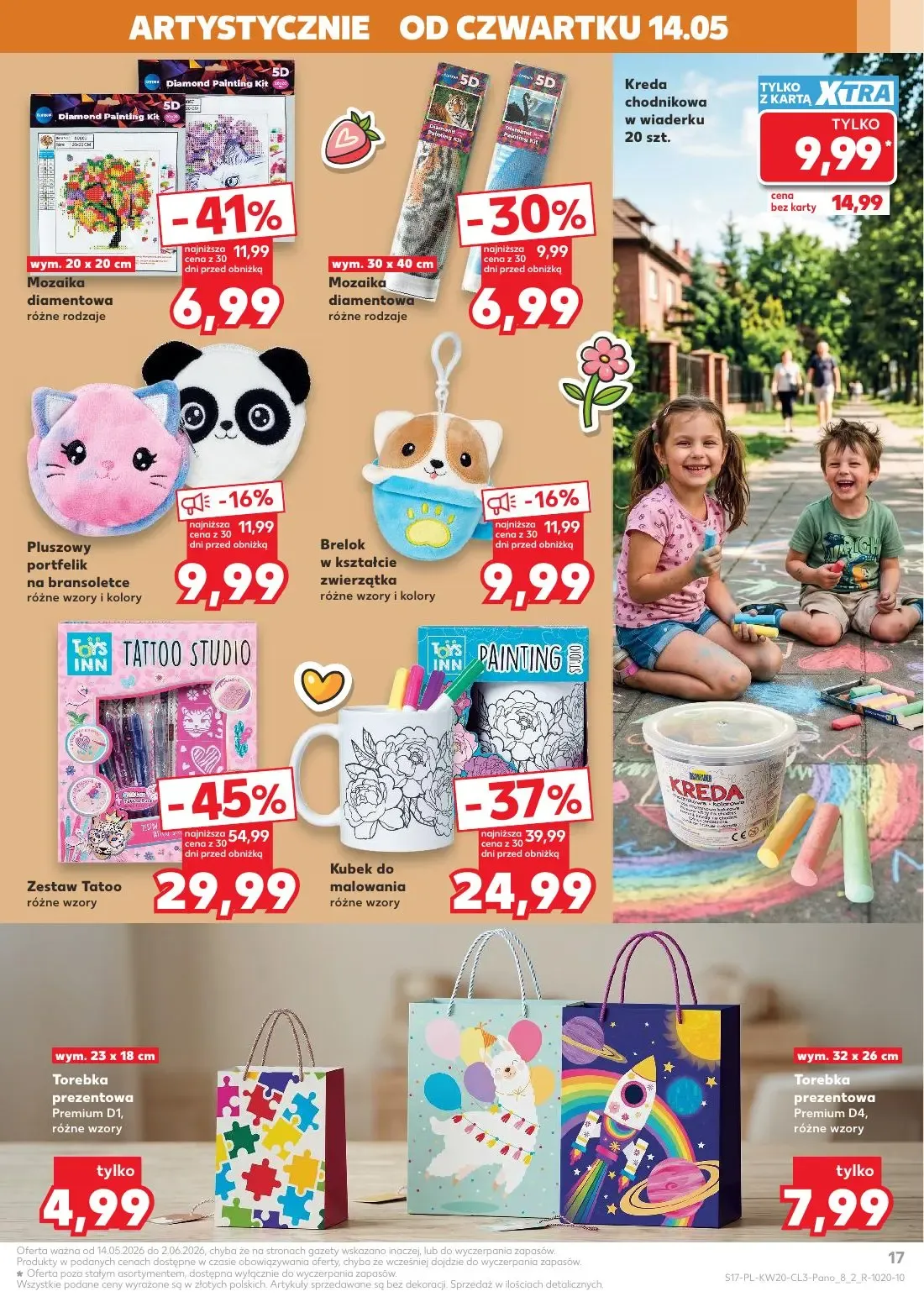 Kaufland gazetka, strona 17 z 20 — Zestaw Tatoo, Kubek do malowania, Mozaika diamentowa