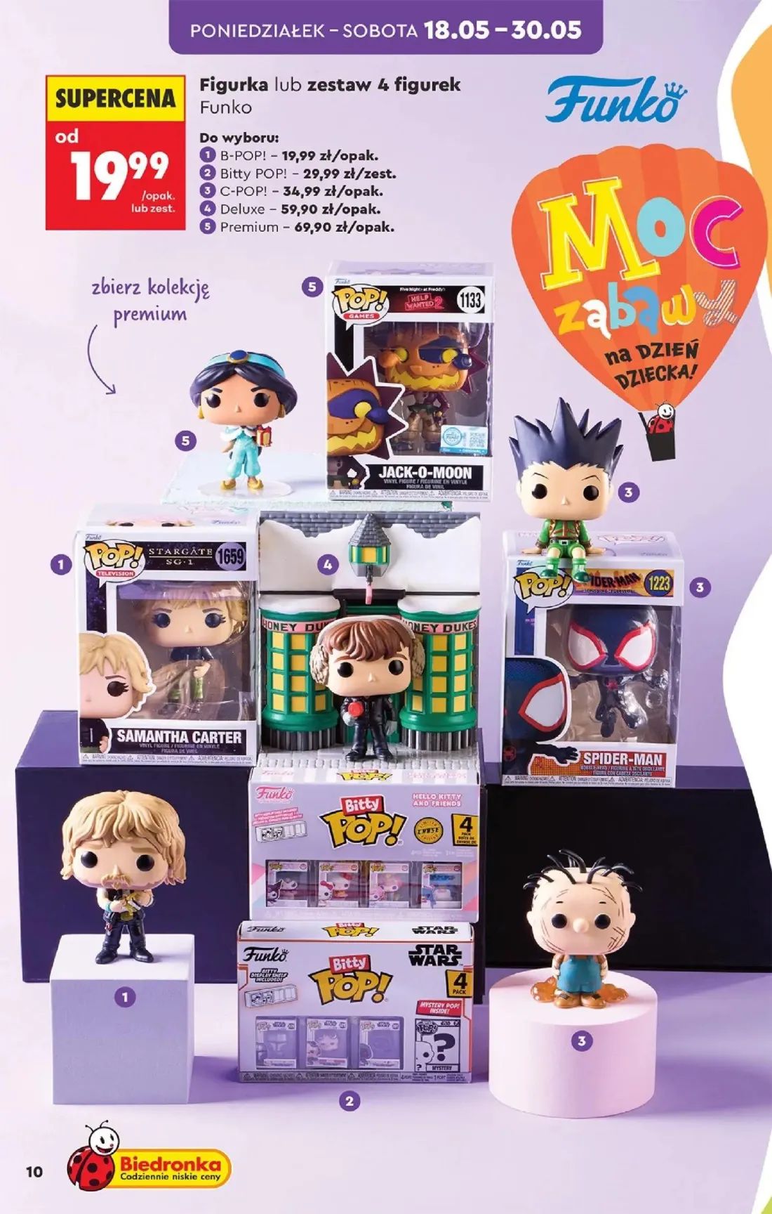 Biedronka gazetka, strona 10 z 40 — Funko Figurka lub zestaw 4 figurek, B-POP!, Bitty POP!