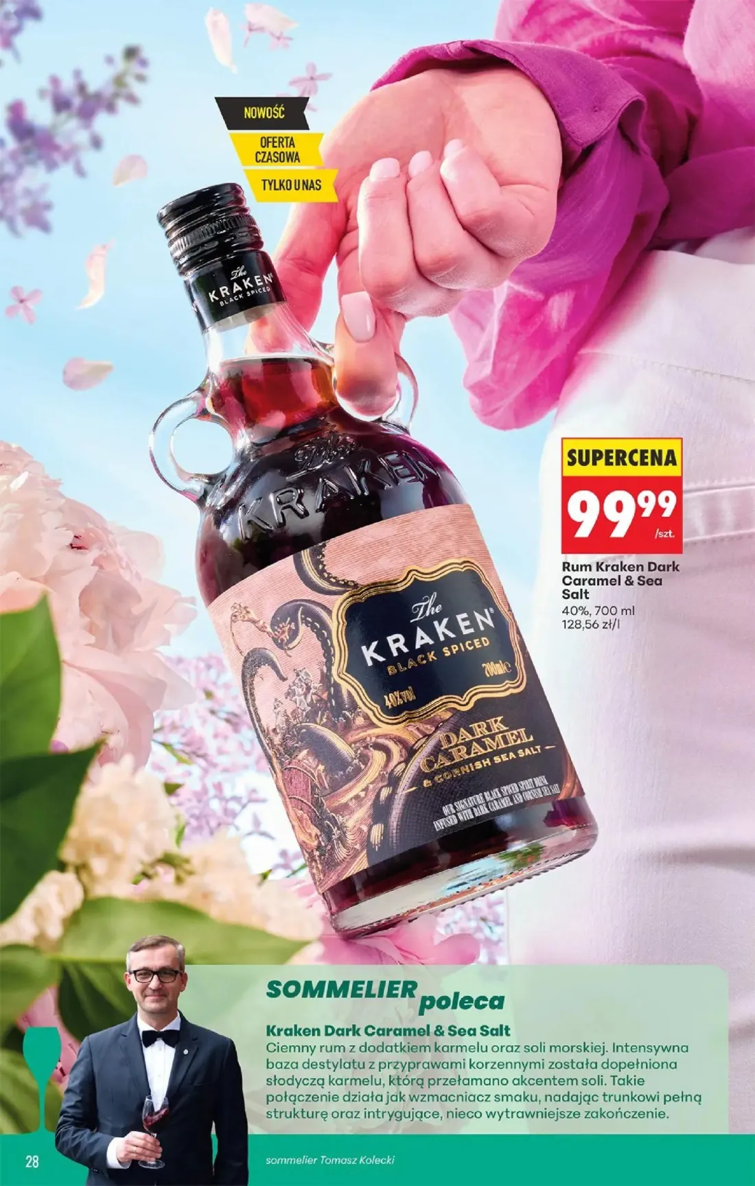 Biedronka gazetka, strona 28 z 36 — Rum Kraken Dark Caramel & Sea Salt