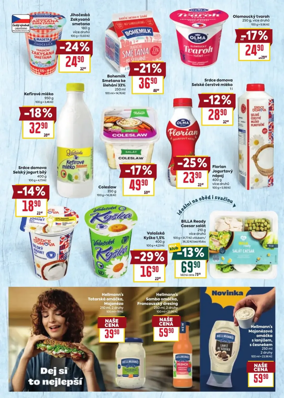Billa leták, strana 10 z 30 — Srdce domova Selský jogurt bílý