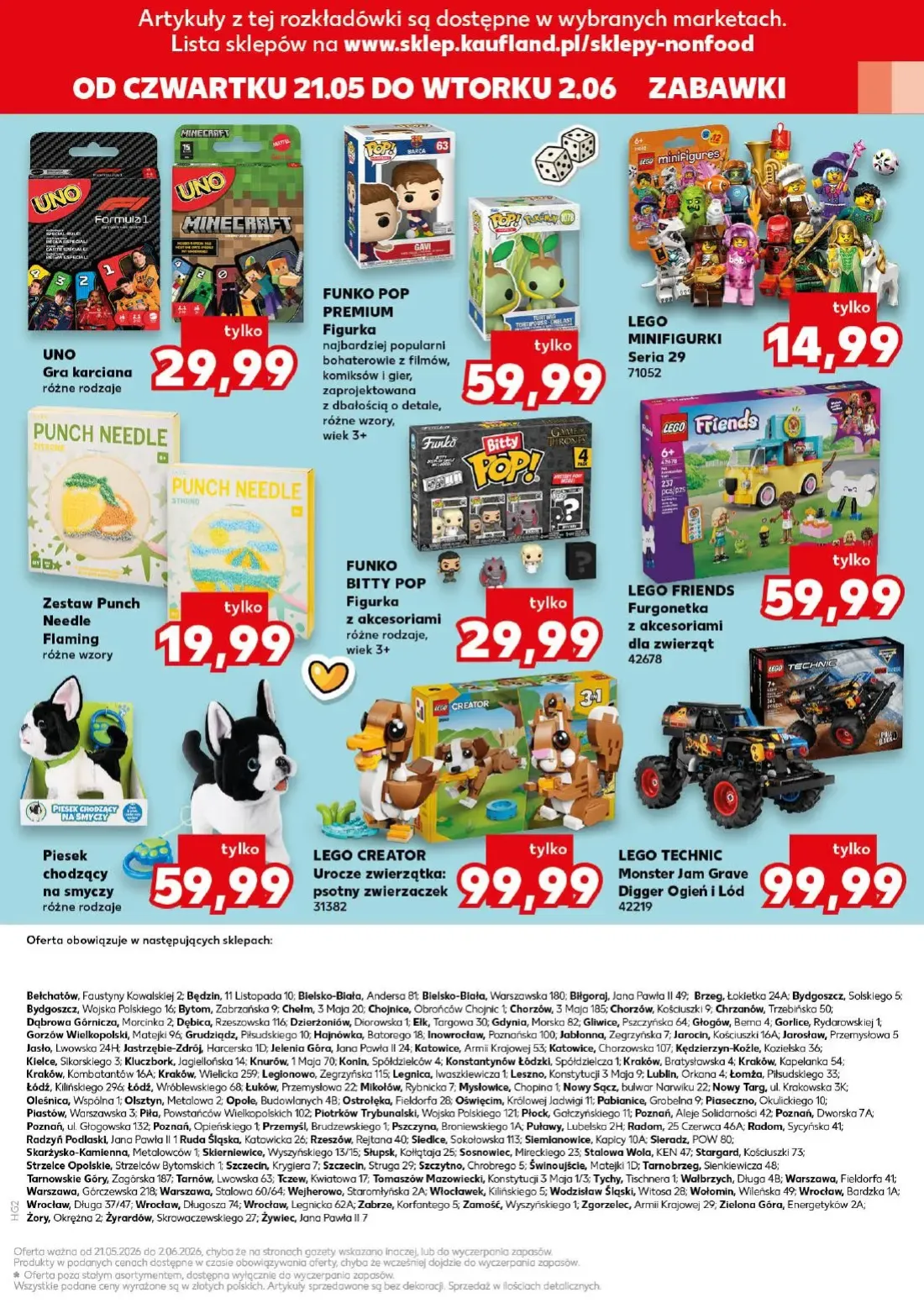 Kaufland gazetka, strona 17 z 18 — UNO Gra karciana, FUNKO POP PREMIUM Figurka, LEGO MINIFIGURKI Seria 29