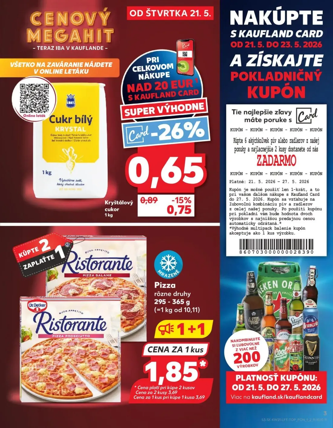 Kaufland leták, strana 3 z 74 — Cukr bílý KRYSTAL