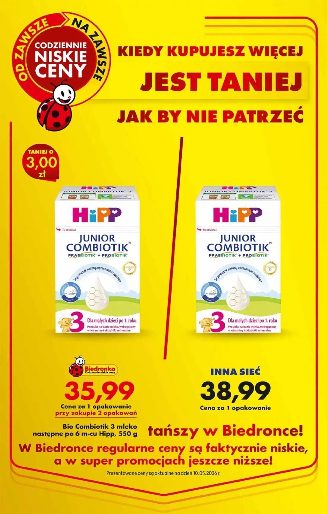 Biedronka gazetka, strona 2 z 6 — Bio Combiotik 3 mleko następne po 6 m-cu Hipp