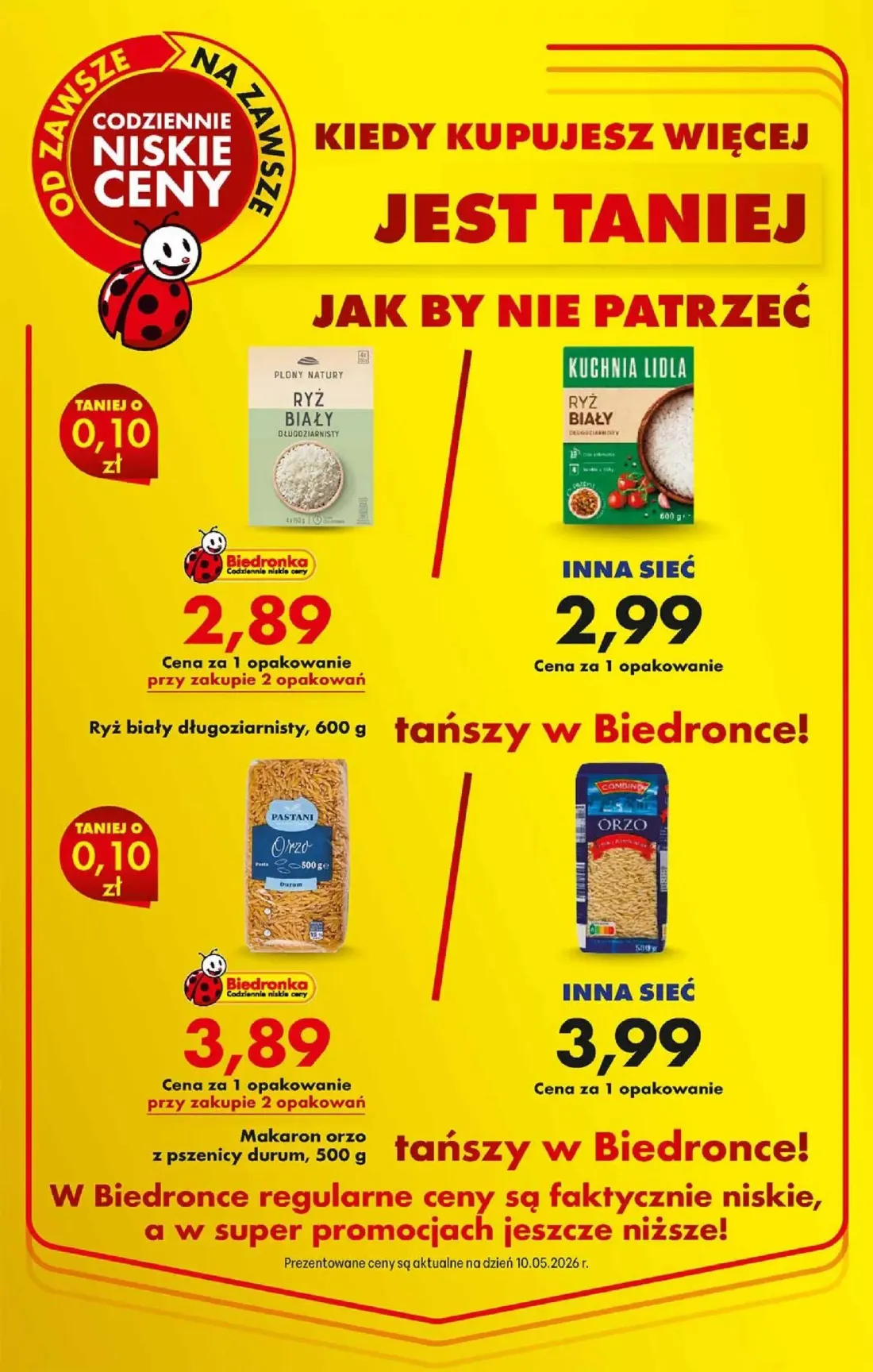 Biedronka gazetka, strona 5 z 6 — Makaron orzo z pszenicy durum