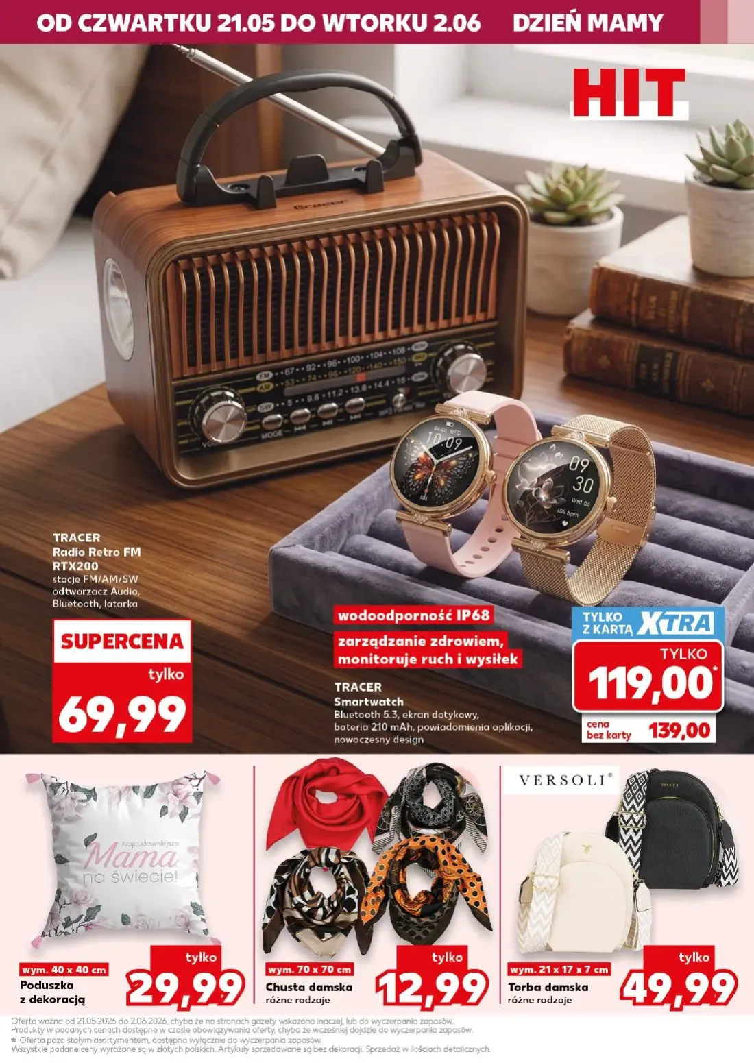 Kaufland gazetka, strona 5 z 18 — Chusta damska różne rodzaje, Torba damska różne rodzaje