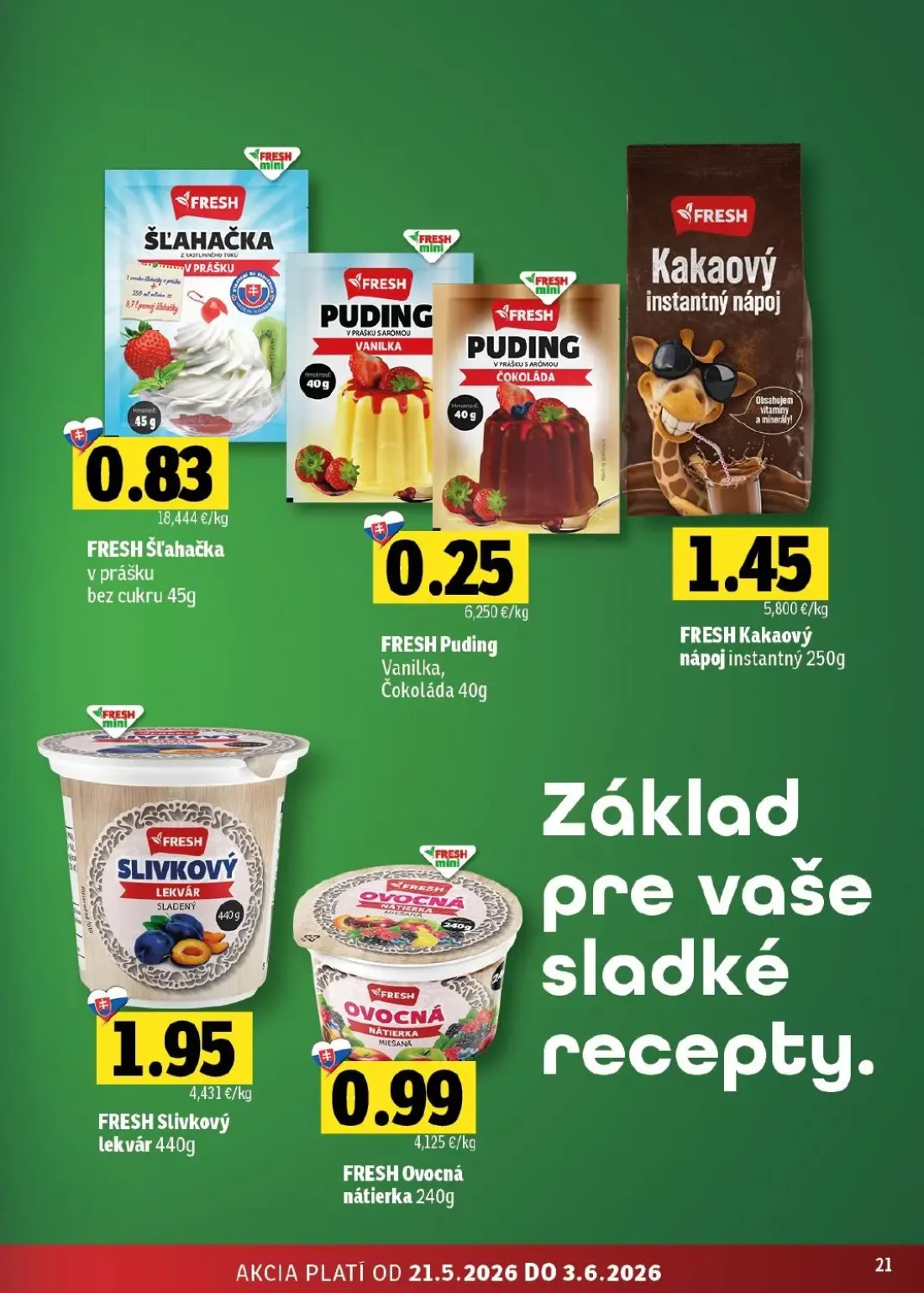 Fresh - západ leták, strana 21 z 42