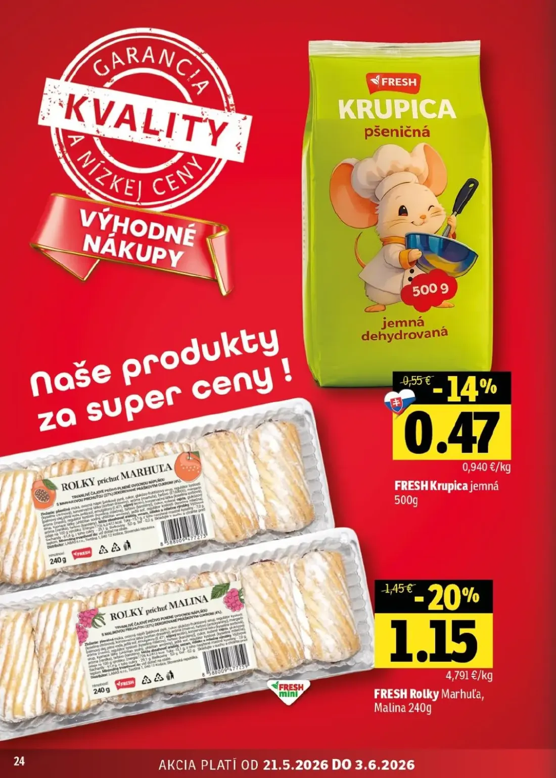 Fresh východ leták, strana 24 z 46