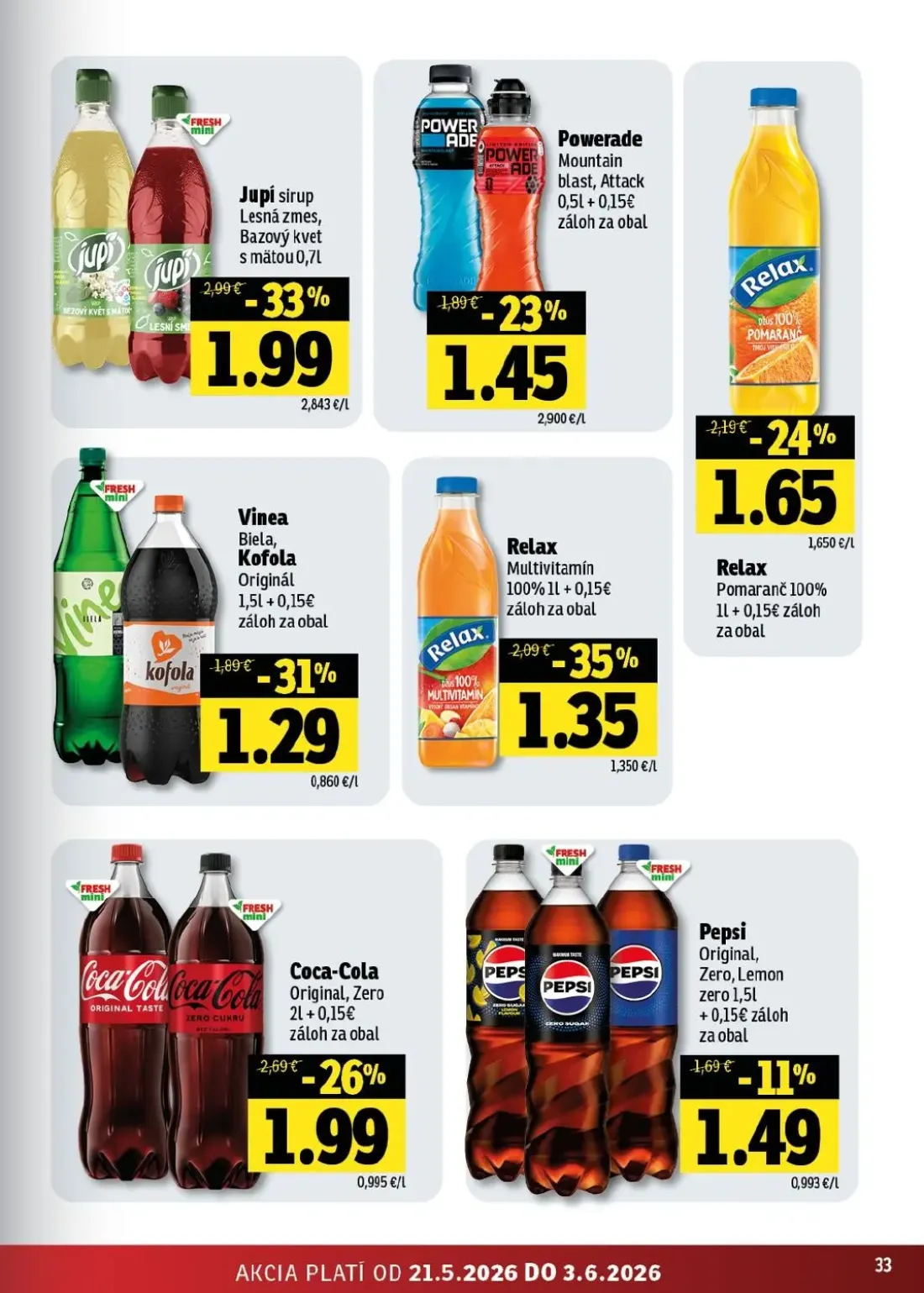 Fresh východ leták, strana 33 z 46