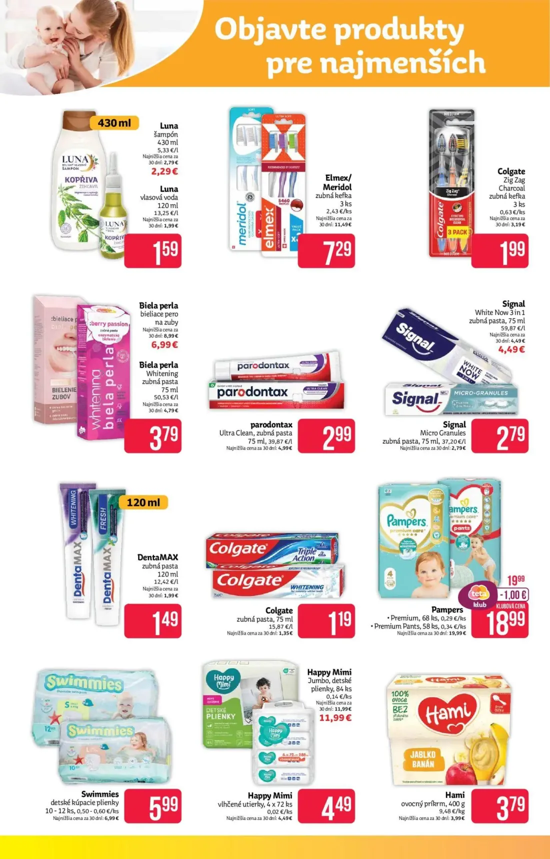 Teta Drogerie leták, strana 10 z 18 — Elmex/Meridol zubná kefka, Biela perla bieliace pero na zuby, parodontax Ultra Clean, …