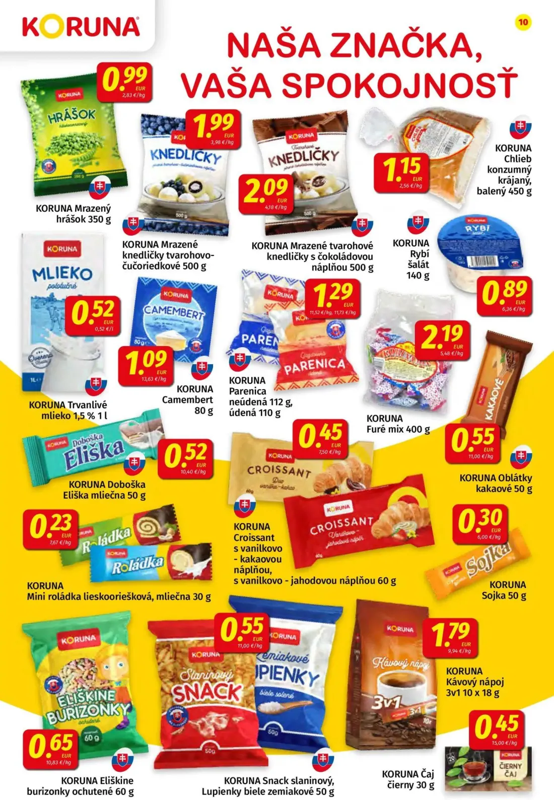Koruna leták, strana 10 z 24