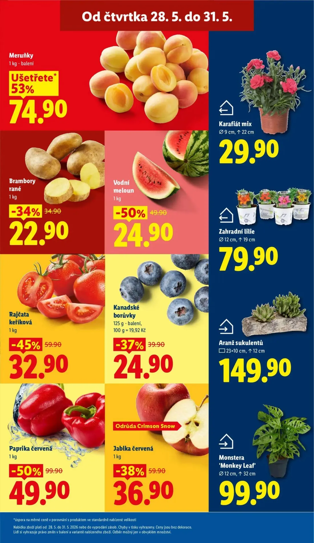Lidl leták, strana 11 z 57 — Paprika červená, Rajčata keříková