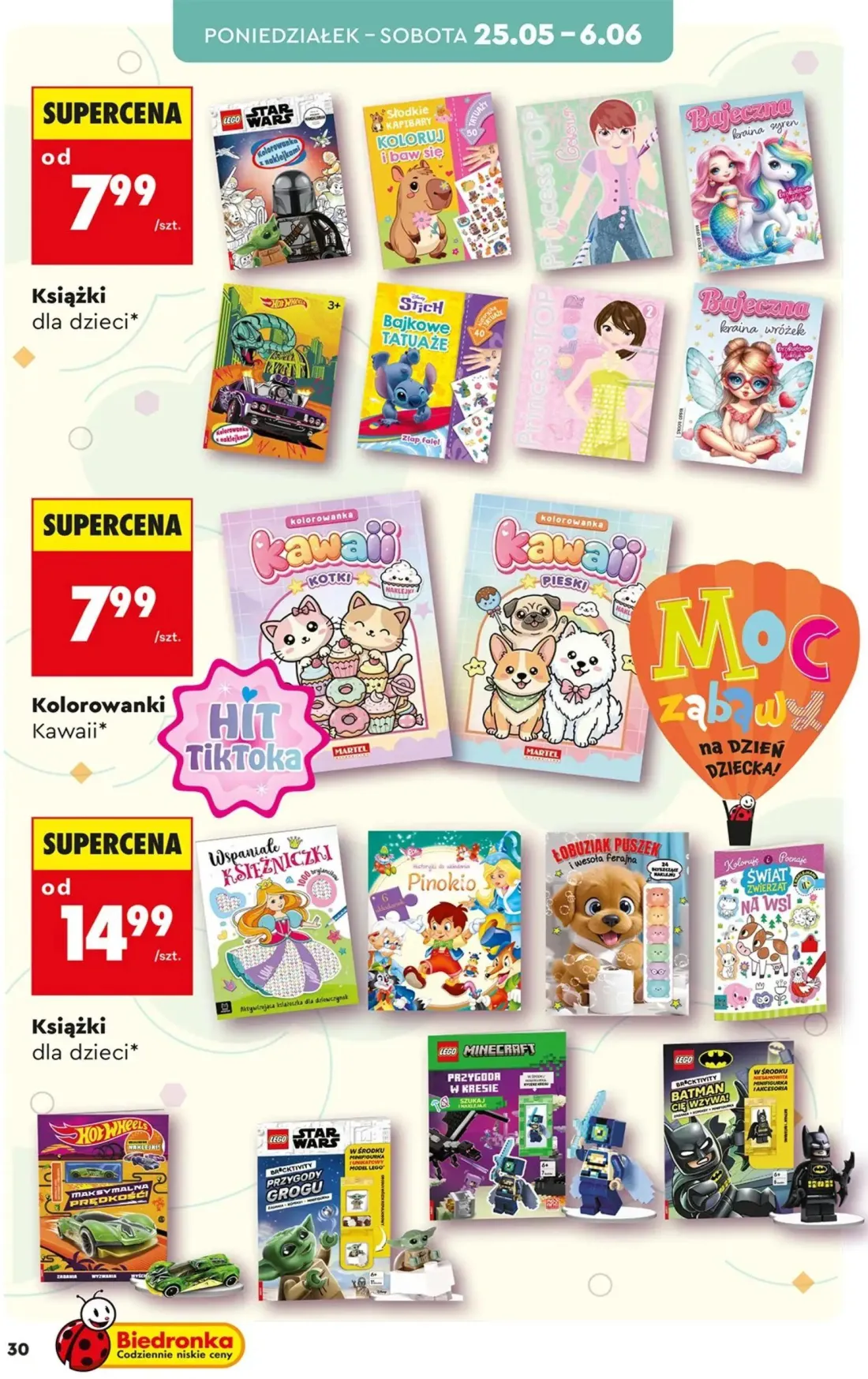 Biedronka gazetka, strona 32 z 58 — Książki dla dzieci, Kolorowanki Kawaii, Książki dla dzieci