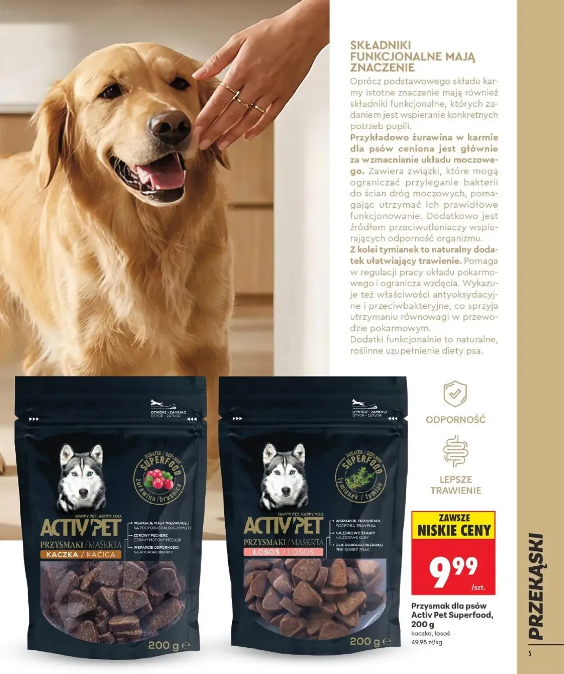 Biedronka gazetka, strona 5 z 32 — Przysmak dla psów Activ Pet Superfood