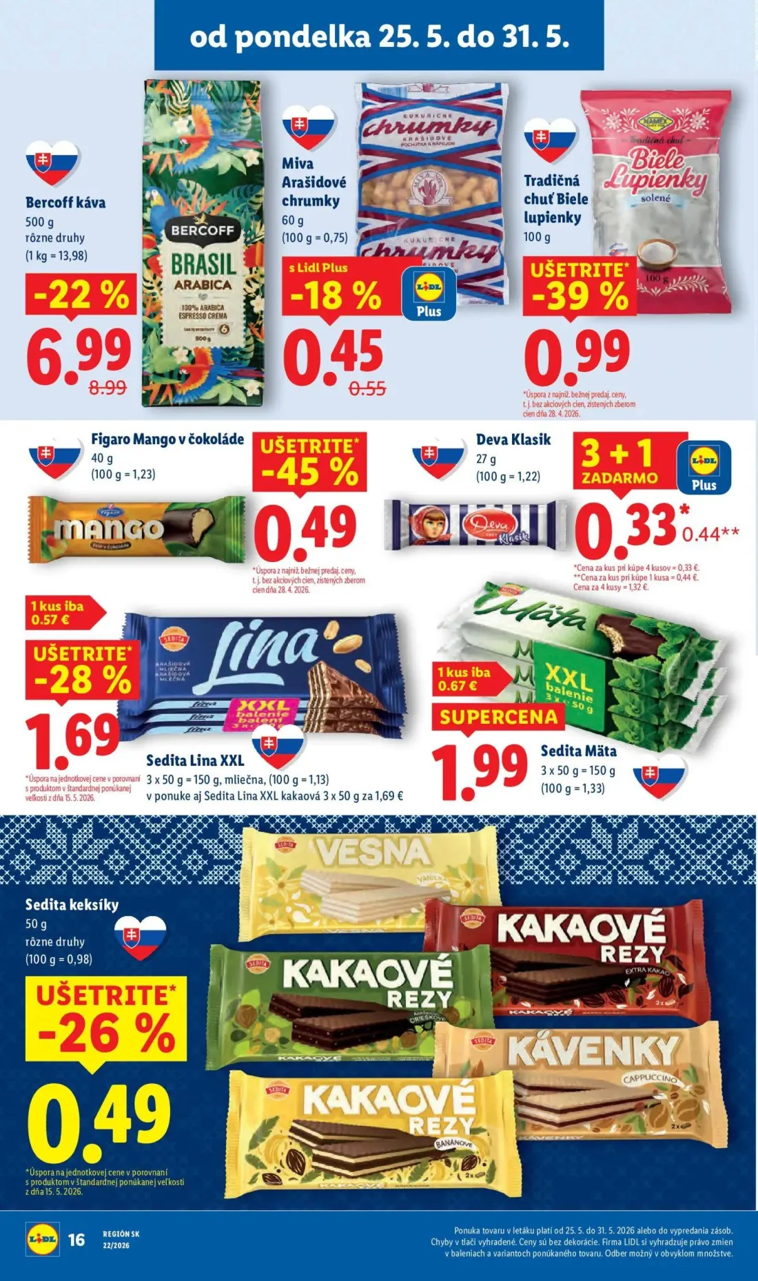 Lidl leták, strana 22 z 109 — Tradičná chuť Biele lupienky