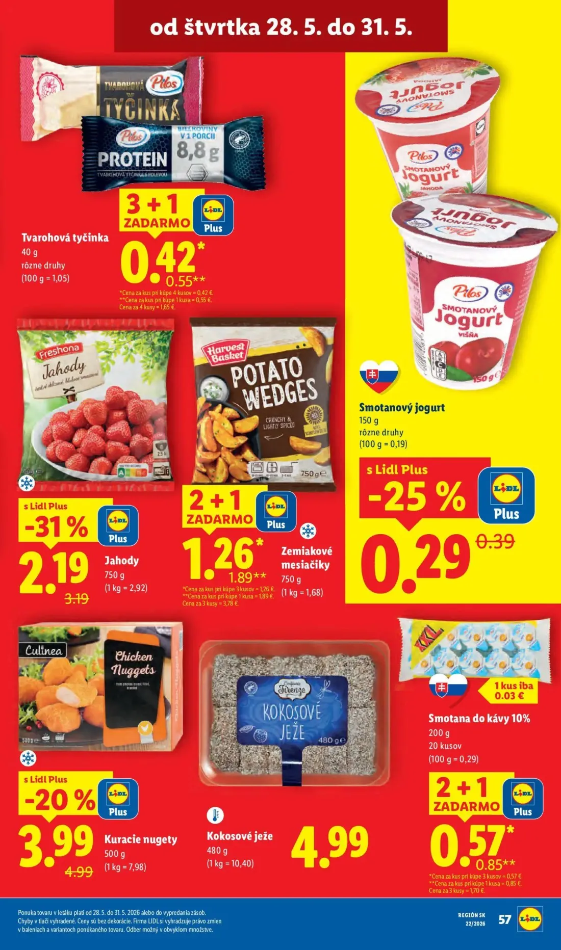 Lidl leták, strana 81 z 109 — Smotanový jogurt