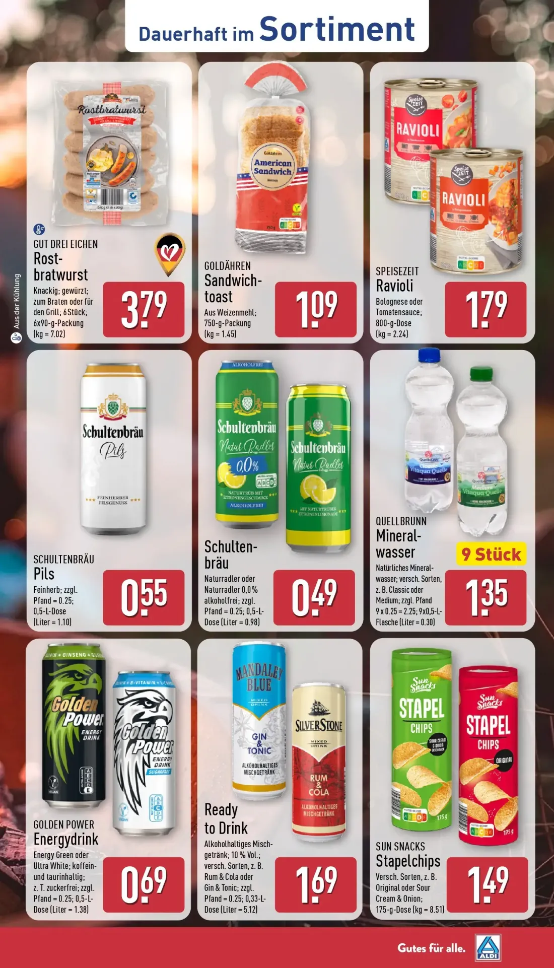 Aldi Nord Prospekt, Seite 35 von 42 — Rostbratwurst
